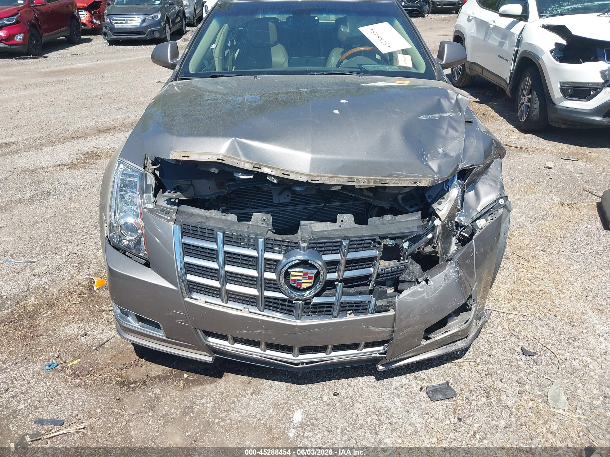 2012 Cadillac Cts Performance Gray vin: 1G6DK5E36C0119870