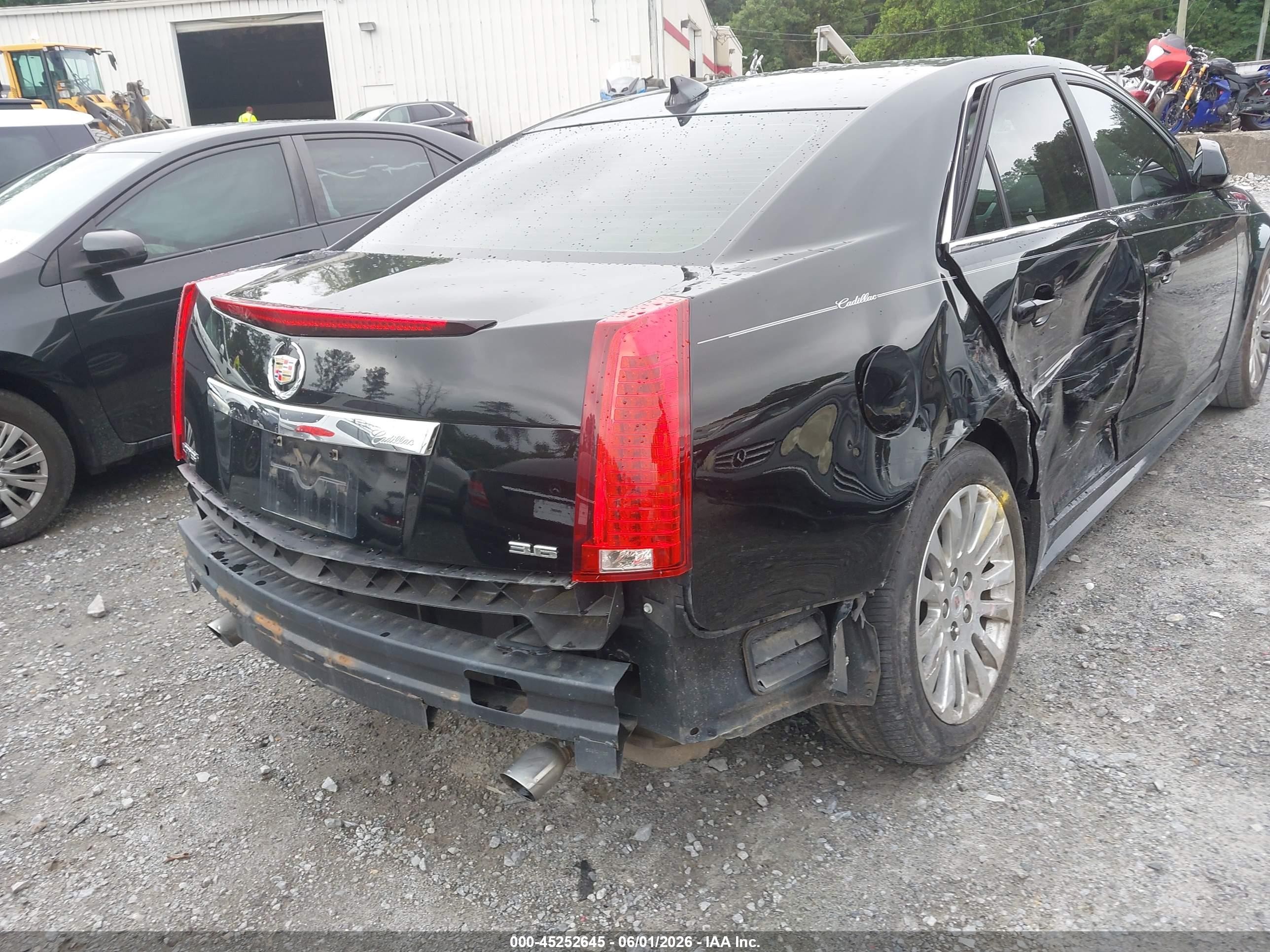 2013 Cadillac Cts Performance Black vin: 1G6DK5E39D0130282