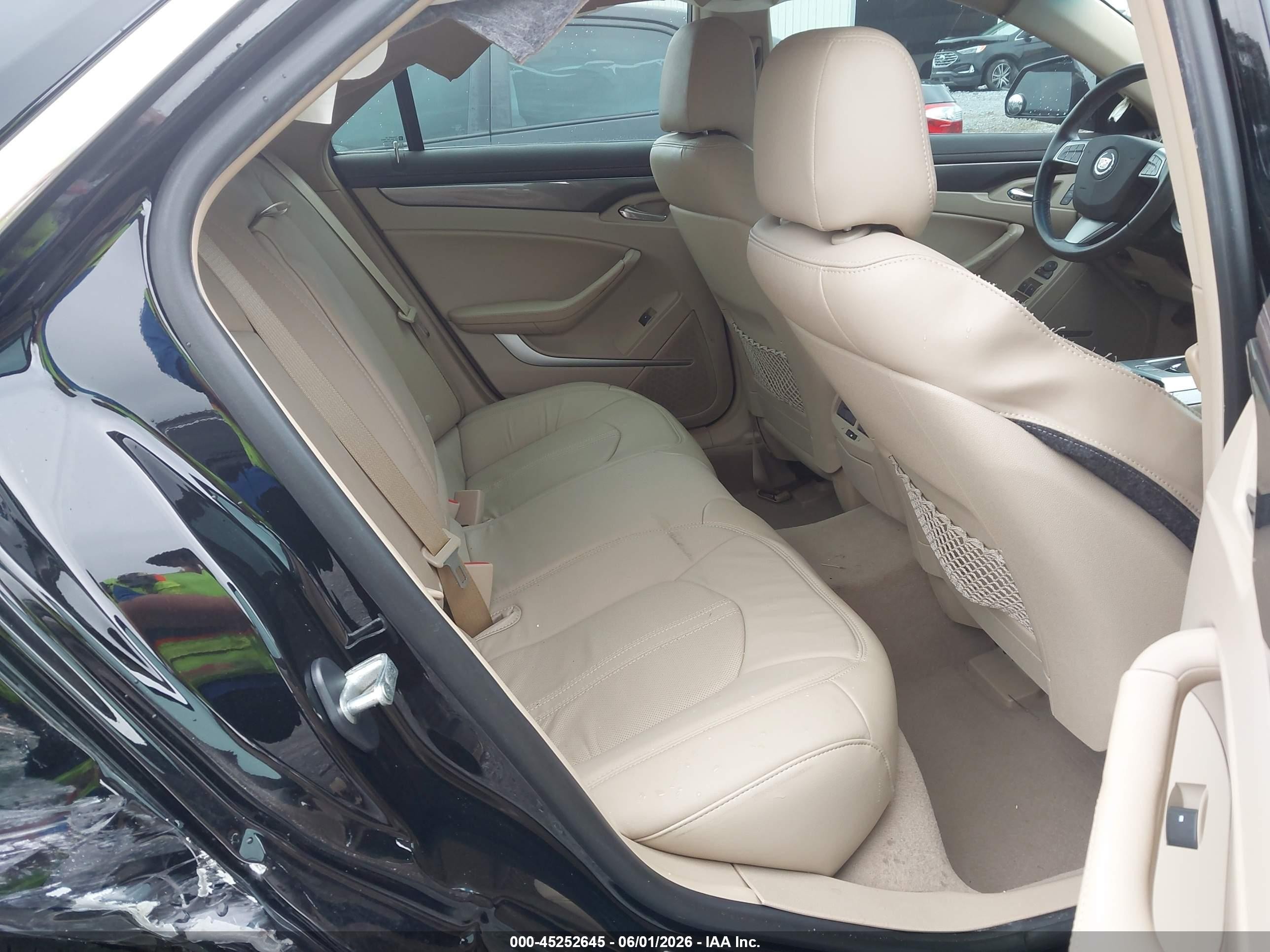 2013 Cadillac Cts Performance Black vin: 1G6DK5E39D0130282
