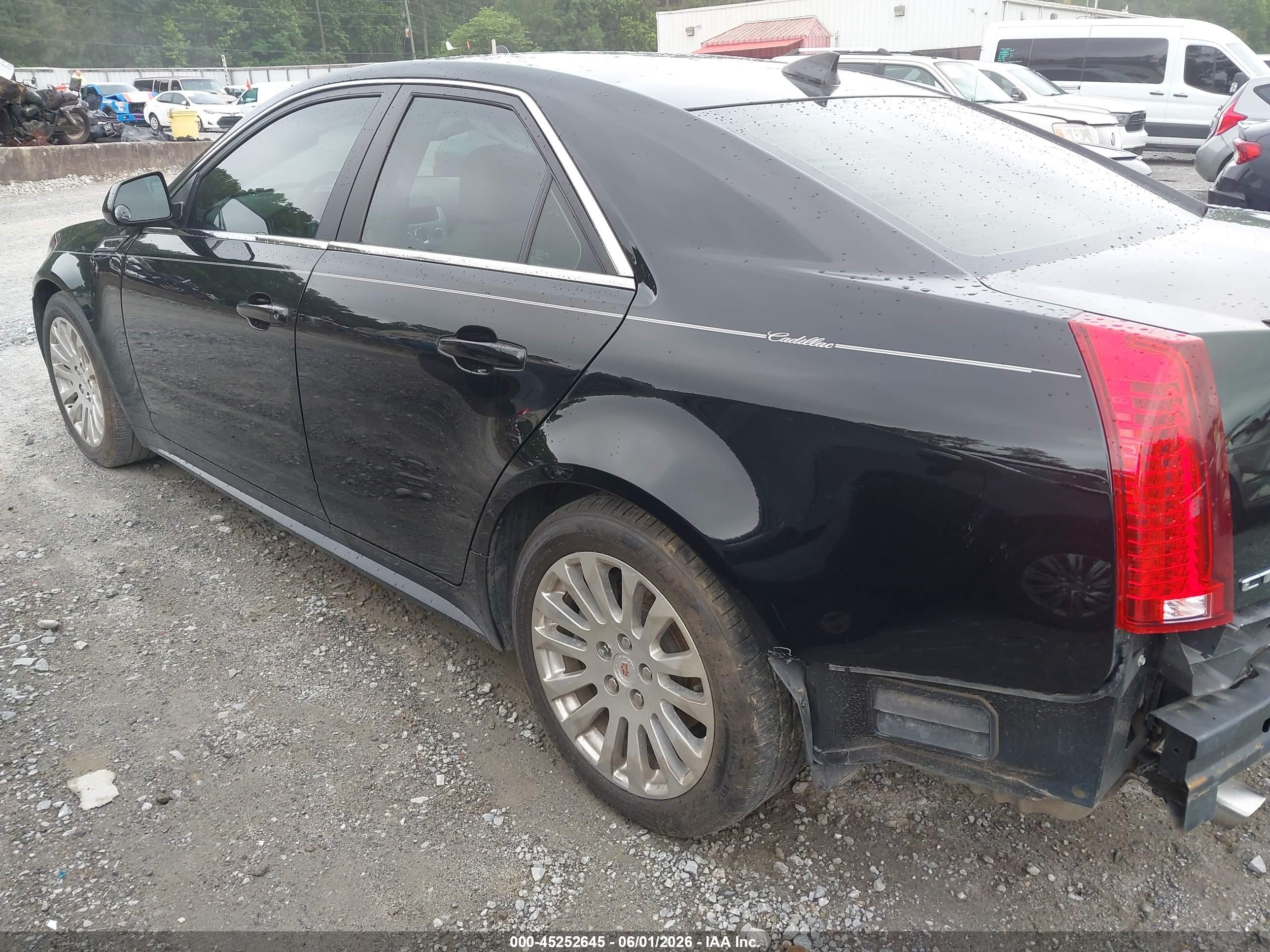 2013 Cadillac Cts Performance Black vin: 1G6DK5E39D0130282