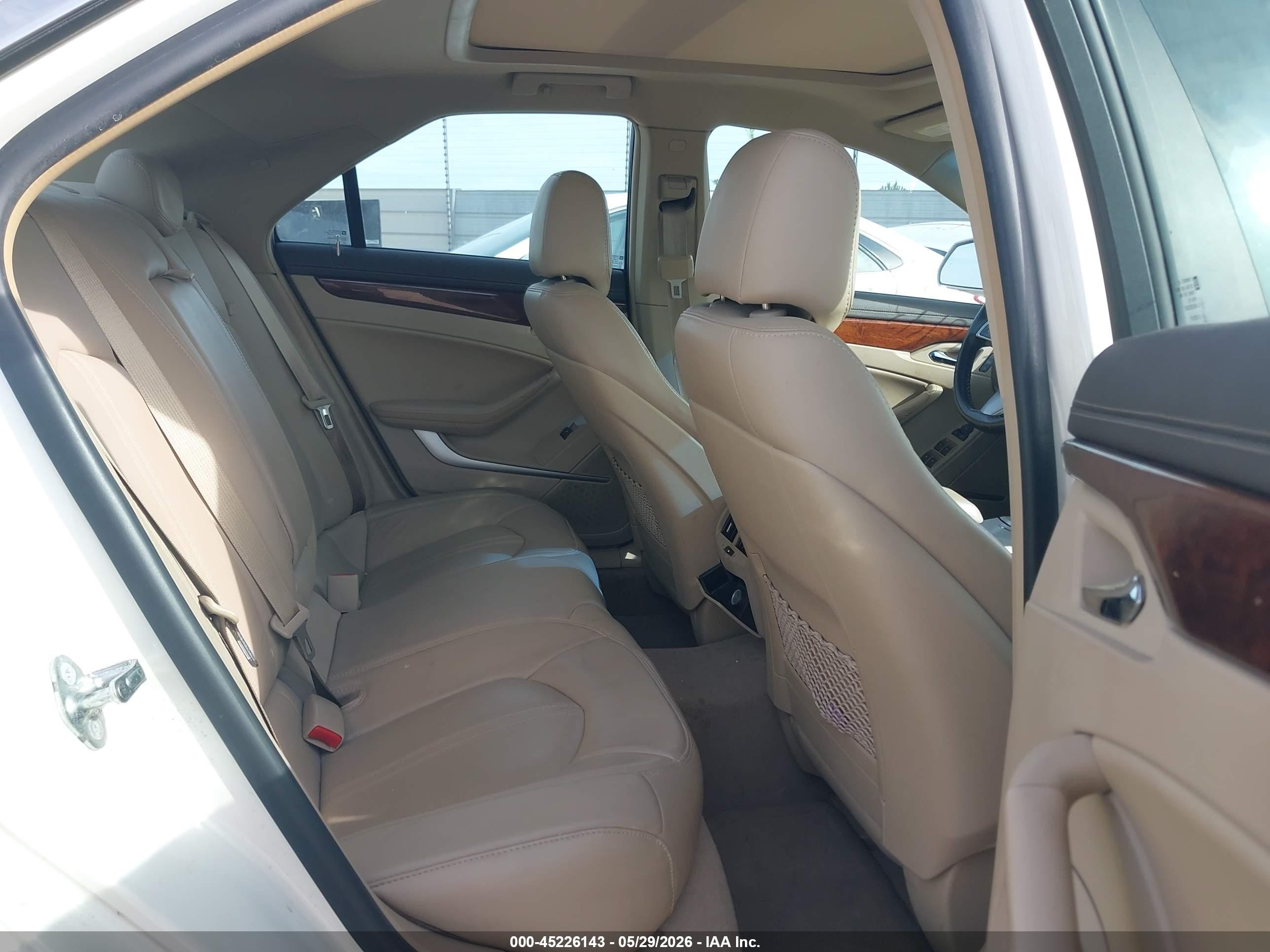 2011 Cadillac Cts Performance White vin: 1G6DK5EY1B0107054