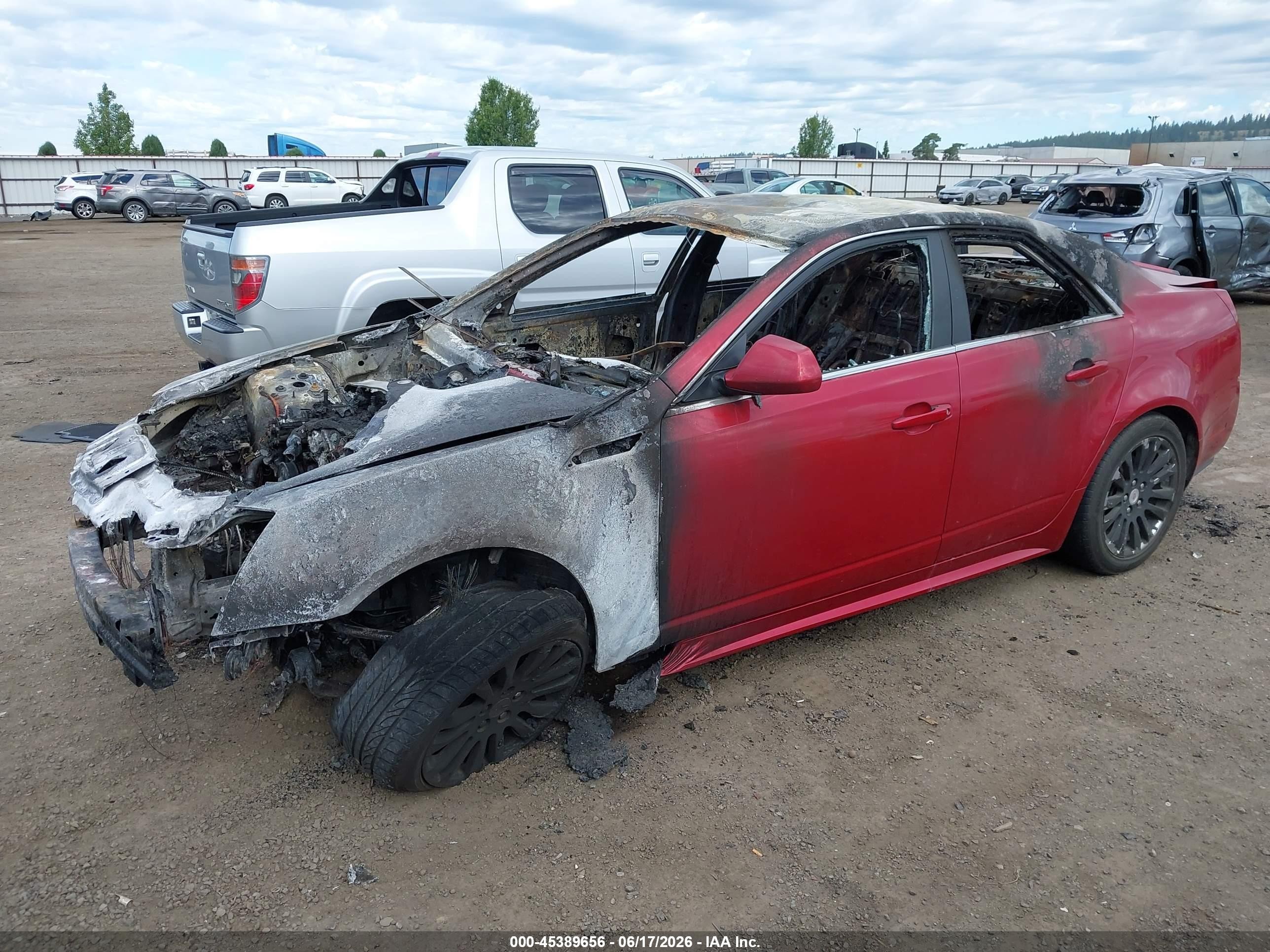 2011 Cadillac Cts Performance Red vin: 1G6DK5EY1B0166623