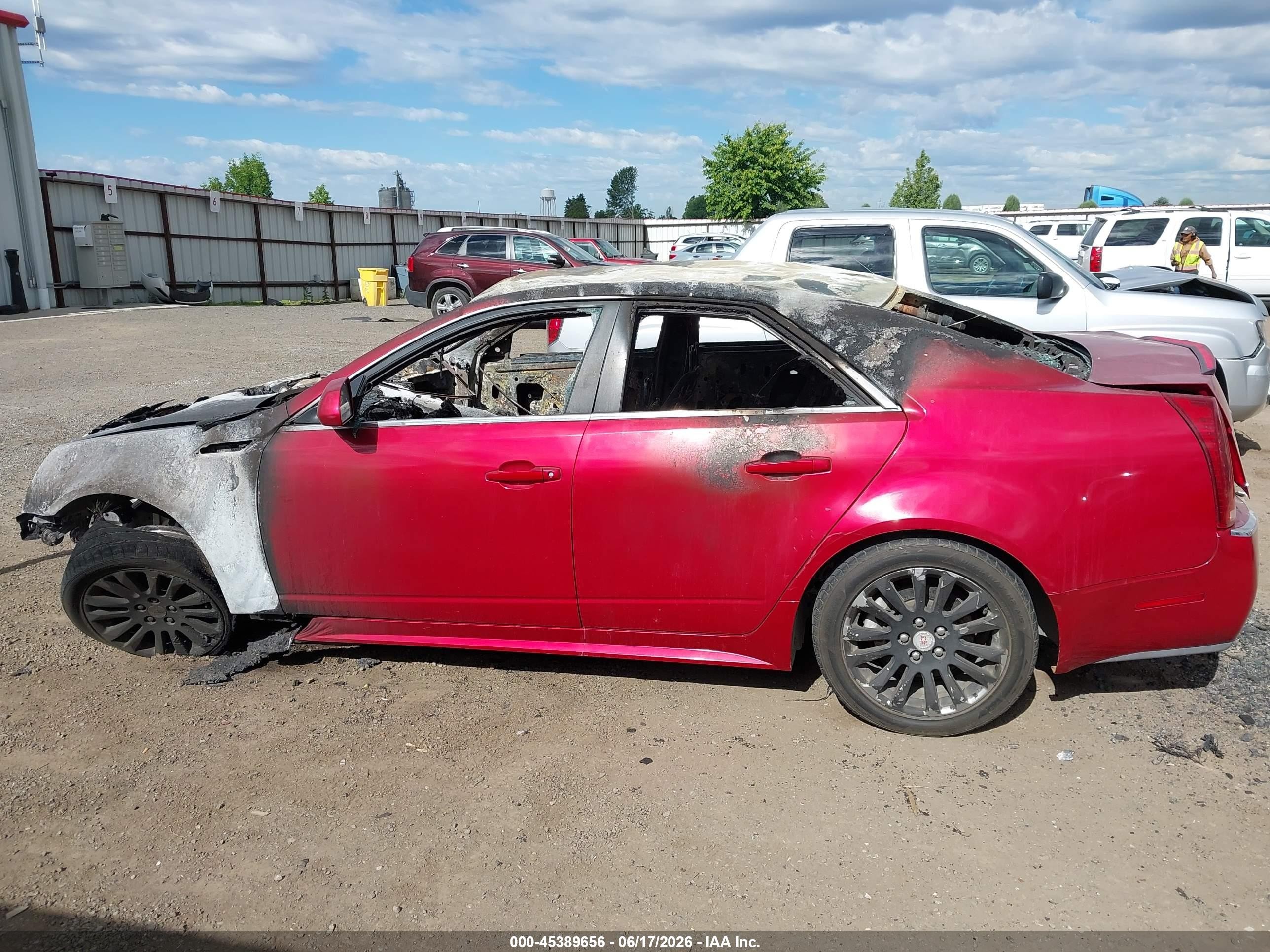 2011 Cadillac Cts Performance Red vin: 1G6DK5EY1B0166623