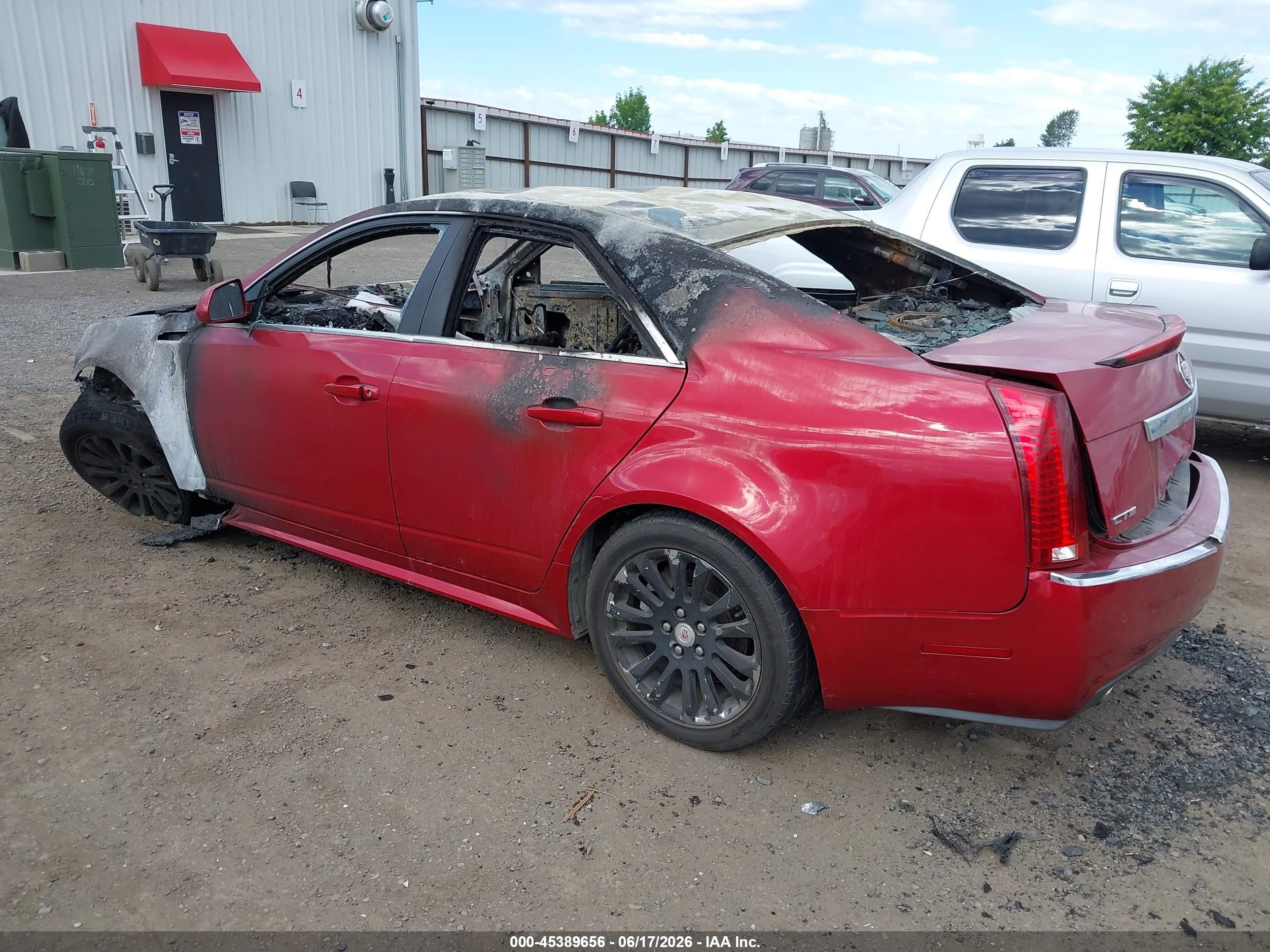 2011 Cadillac Cts Performance Red vin: 1G6DK5EY1B0166623