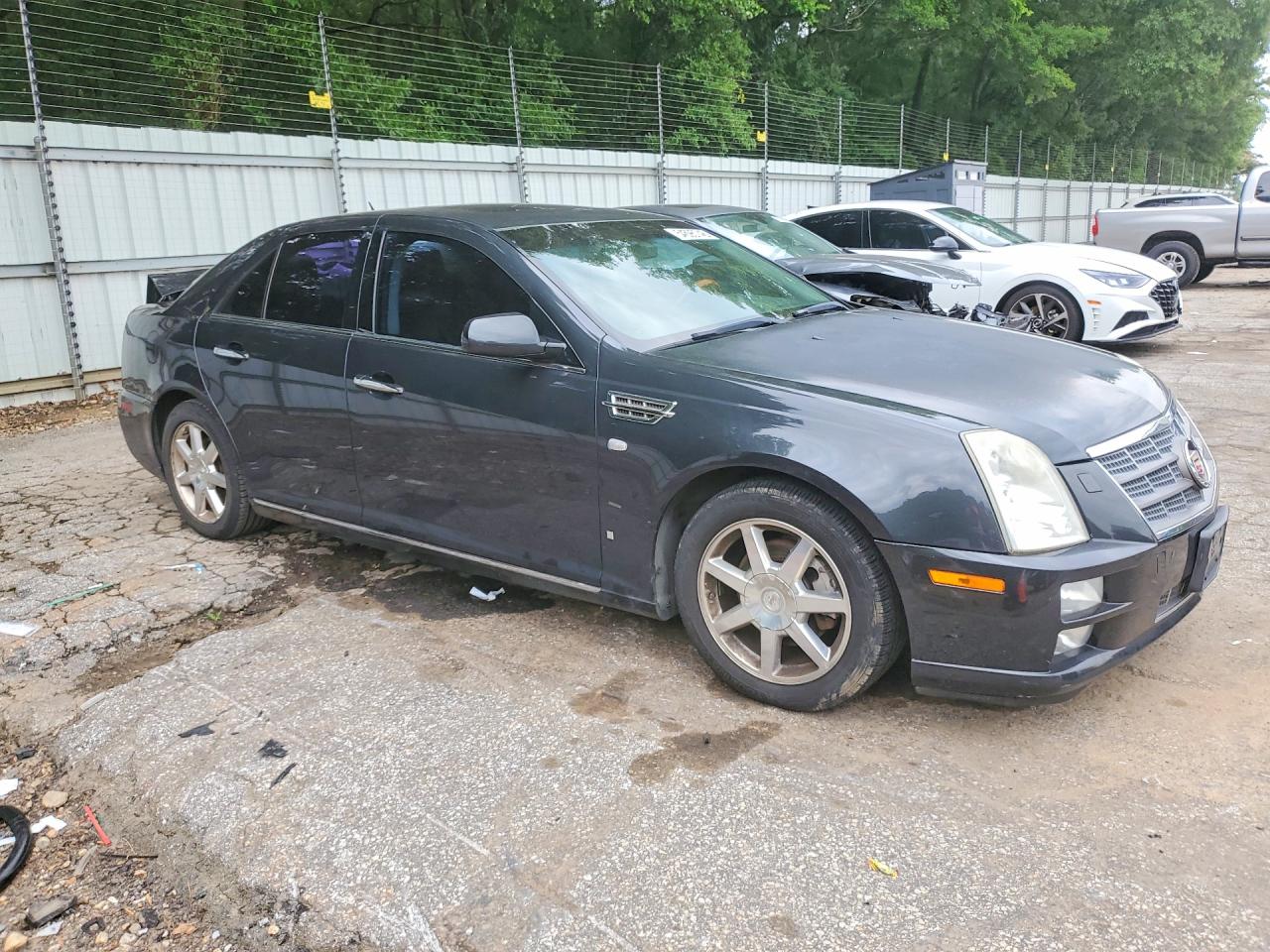 2008 Cadillac Sts Black vin: 1G6DK67V080163858