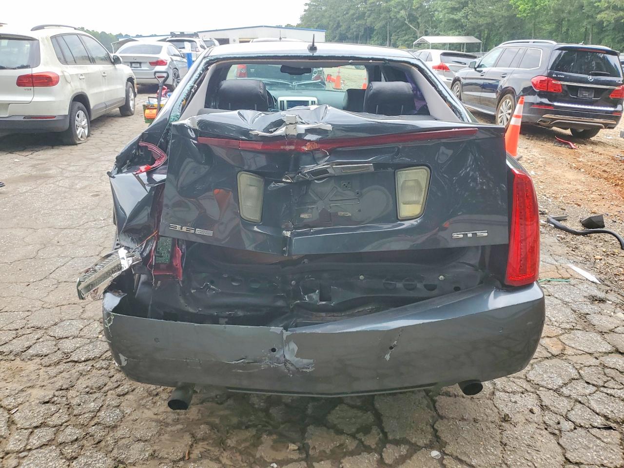 2008 Cadillac Sts Black vin: 1G6DK67V080163858