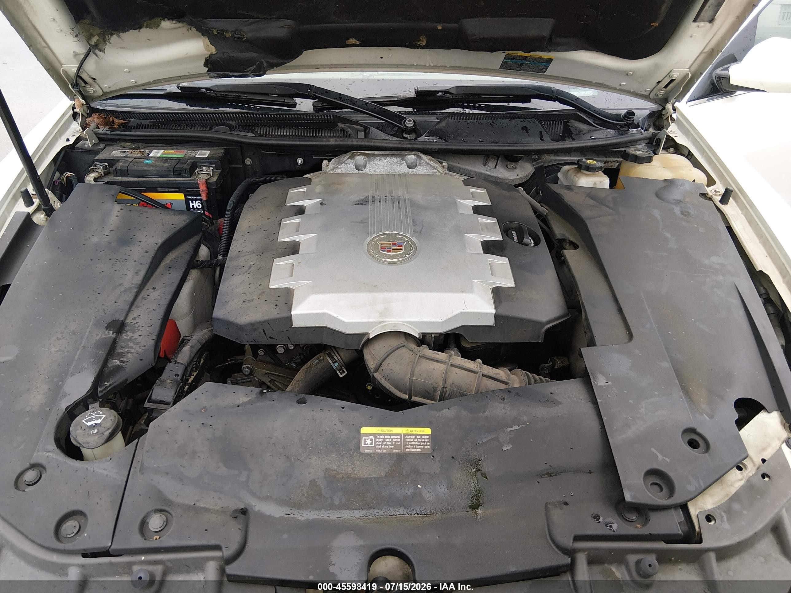 2009 Cadillac Sts Rwd W/1sb White vin: 1G6DK67V090102981