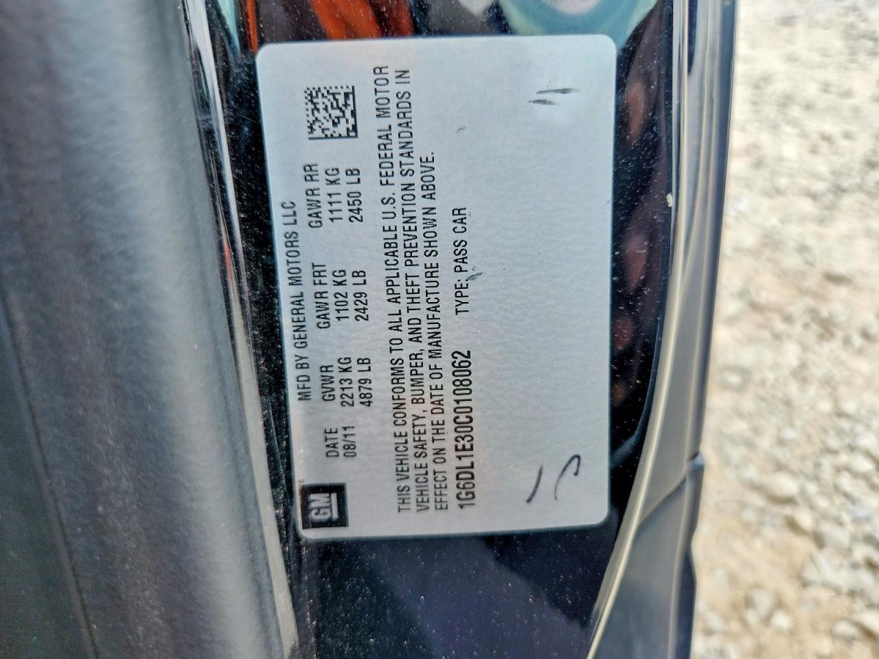 2012 Cadillac Cts Performance Collection Black vin: 1G6DL1E30C0108062