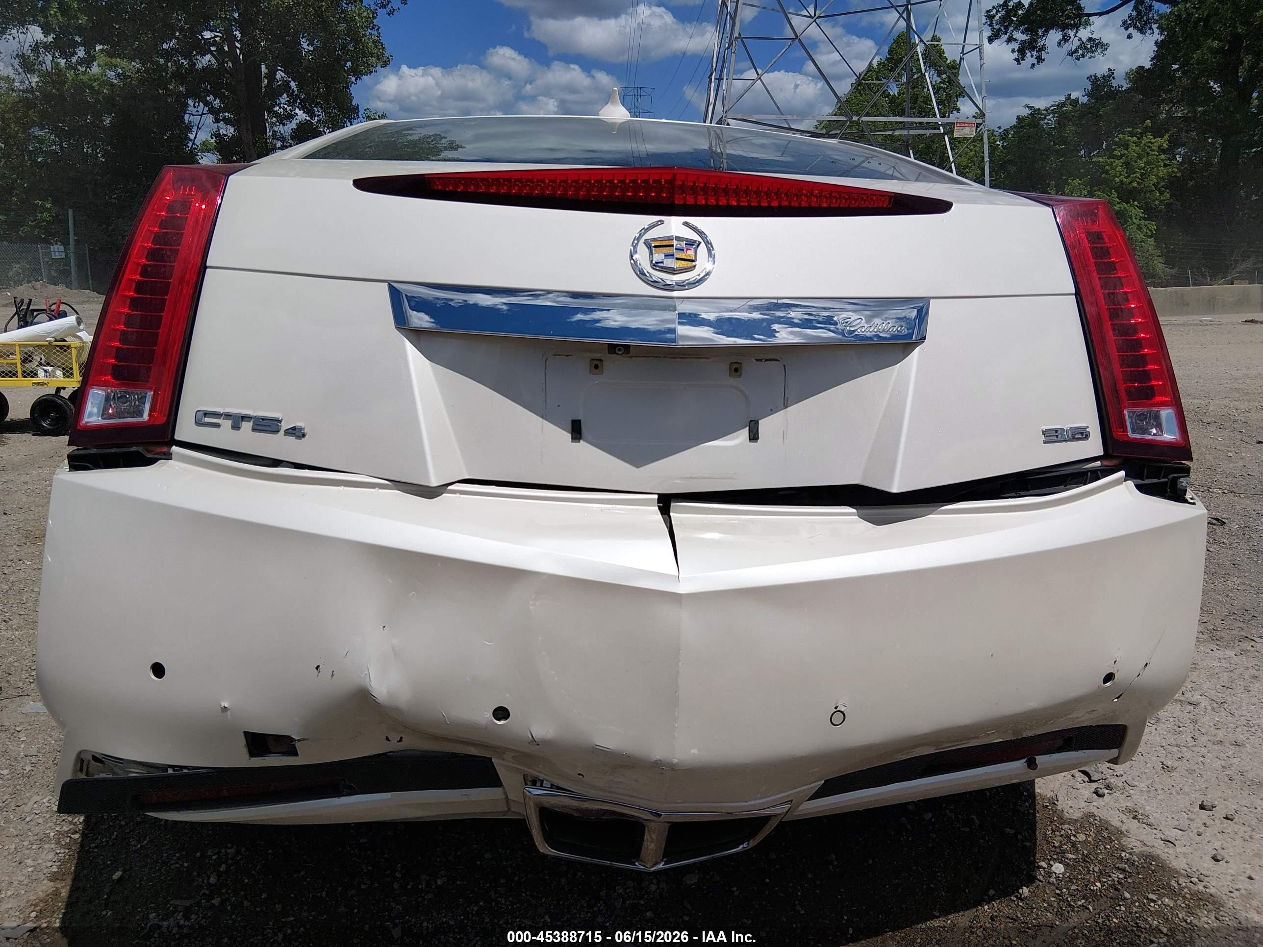 2012 Cadillac Cts Performance Cream vin: 1G6DL1E3XC0117898