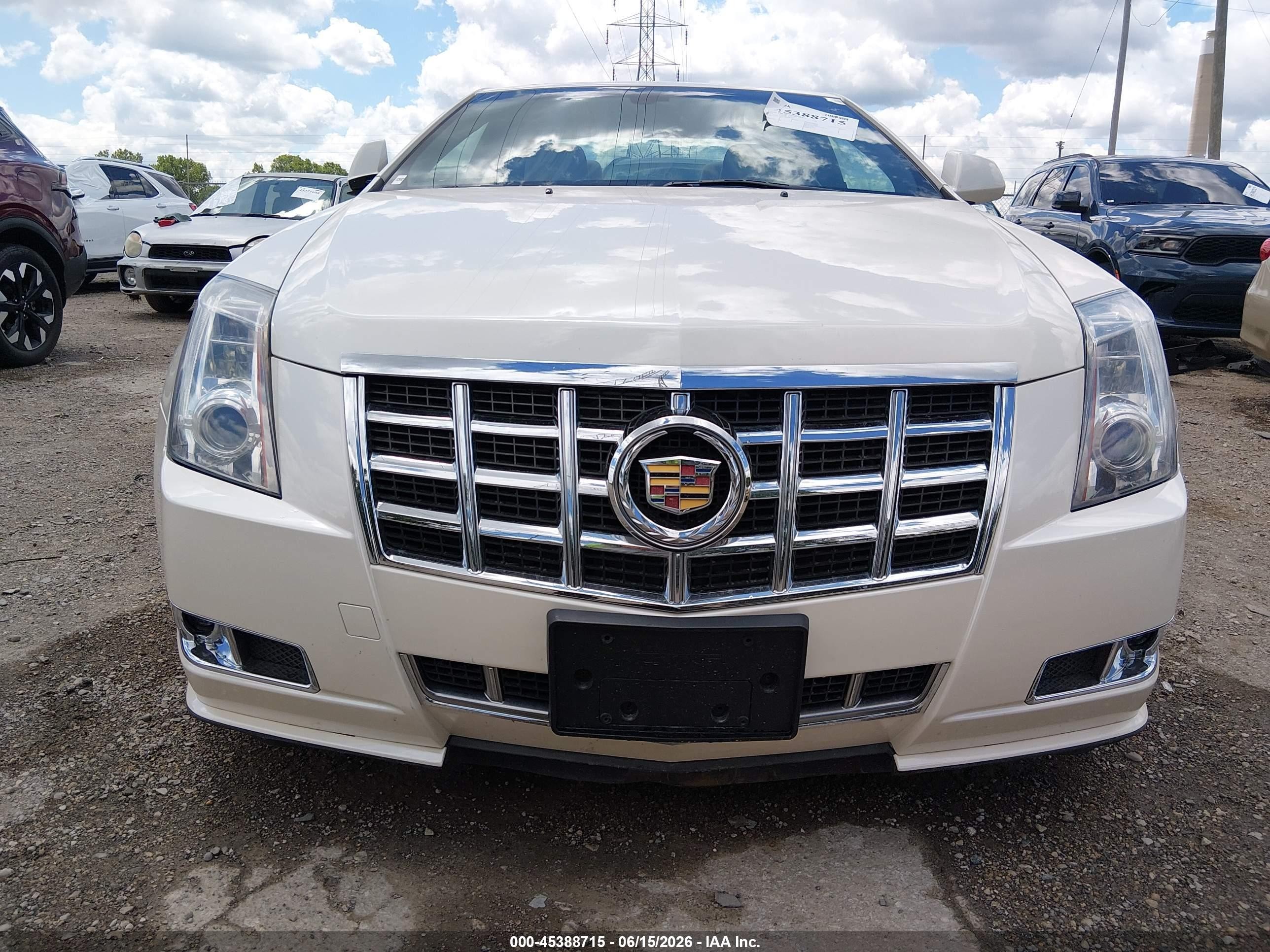 2012 Cadillac Cts Performance Cream vin: 1G6DL1E3XC0117898