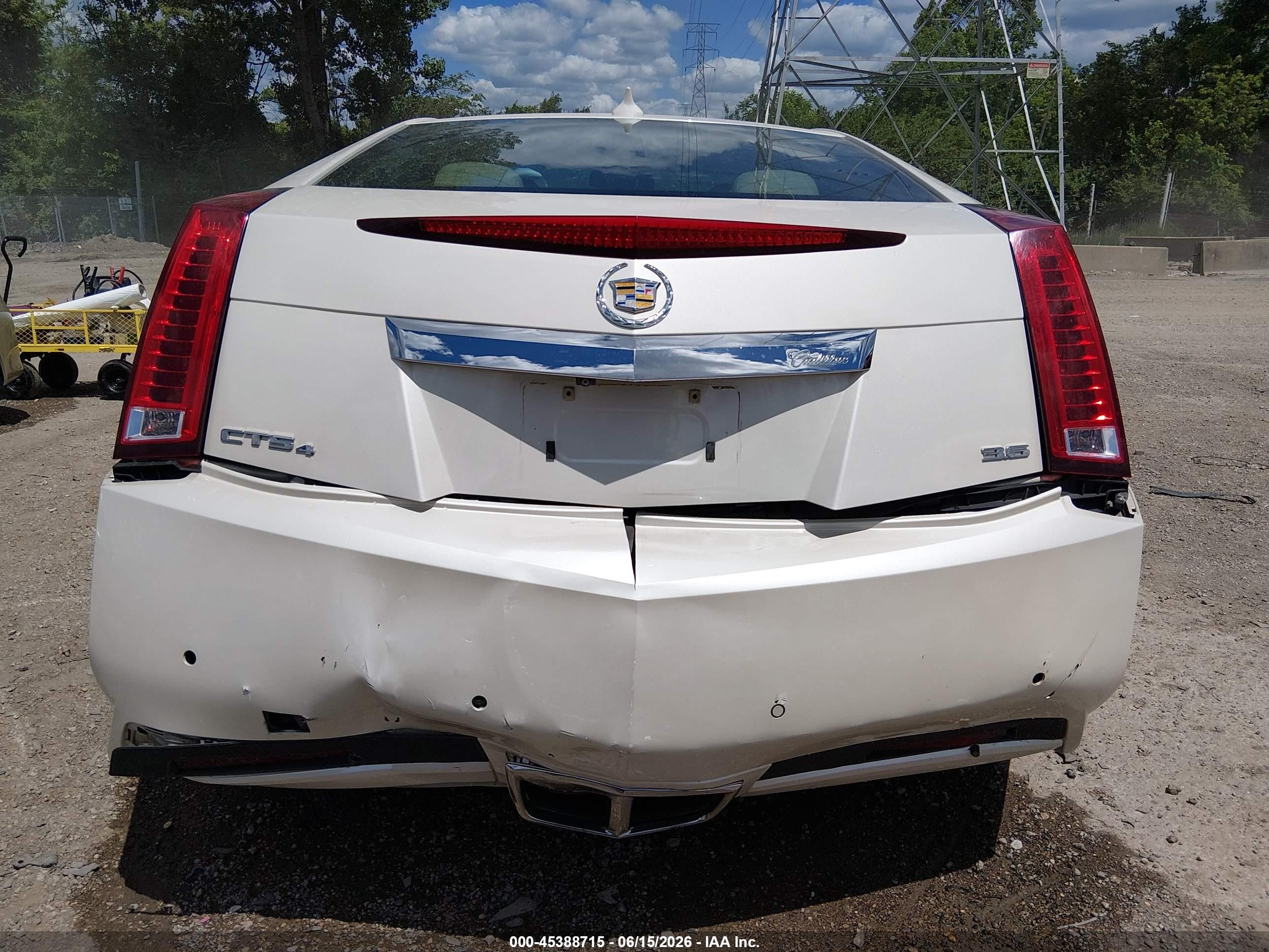 2012 Cadillac Cts Performance Cream vin: 1G6DL1E3XC0117898