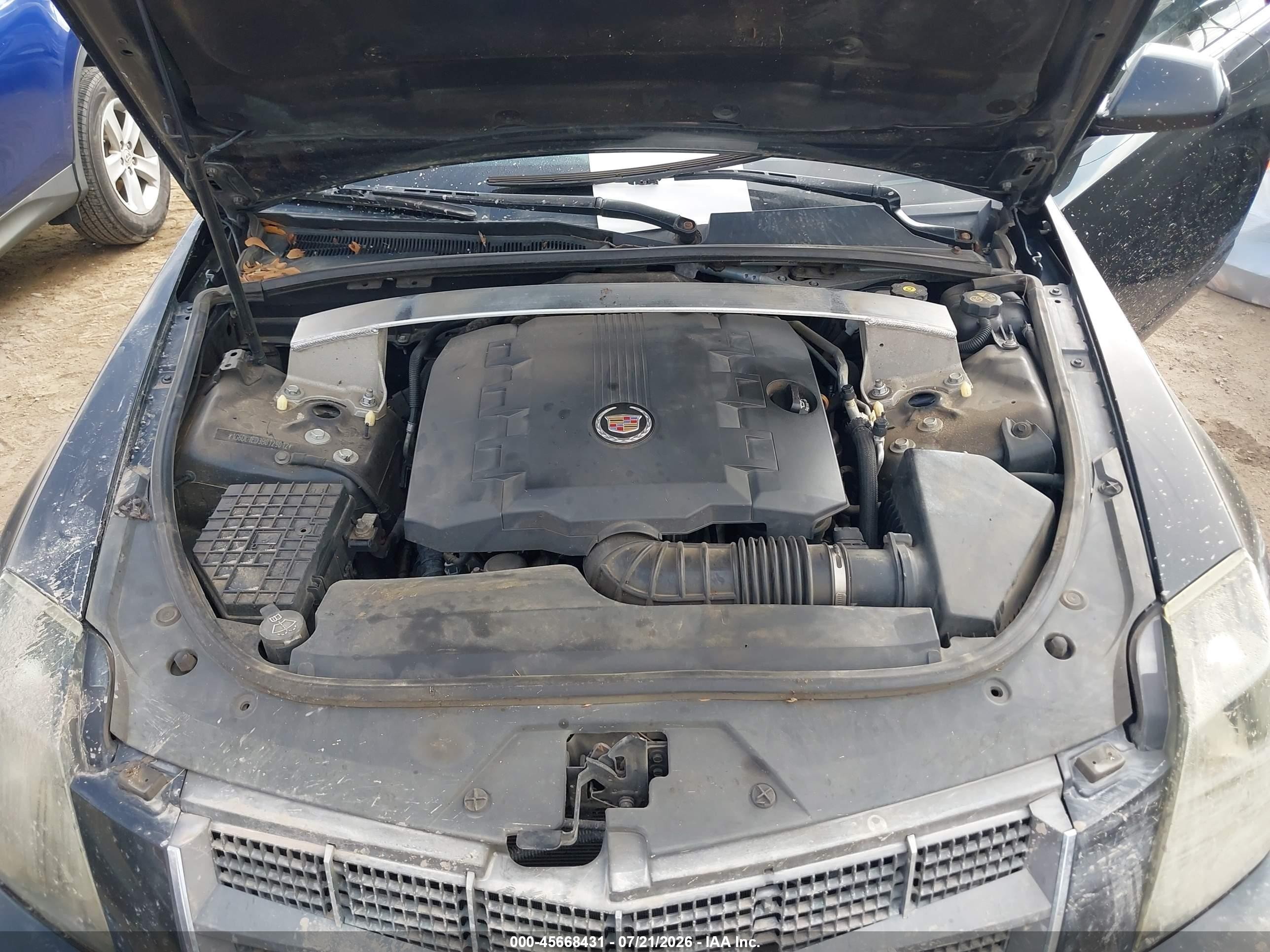 2011 Cadillac Cts Performance Black vin: 1G6DL1ED3B0129012