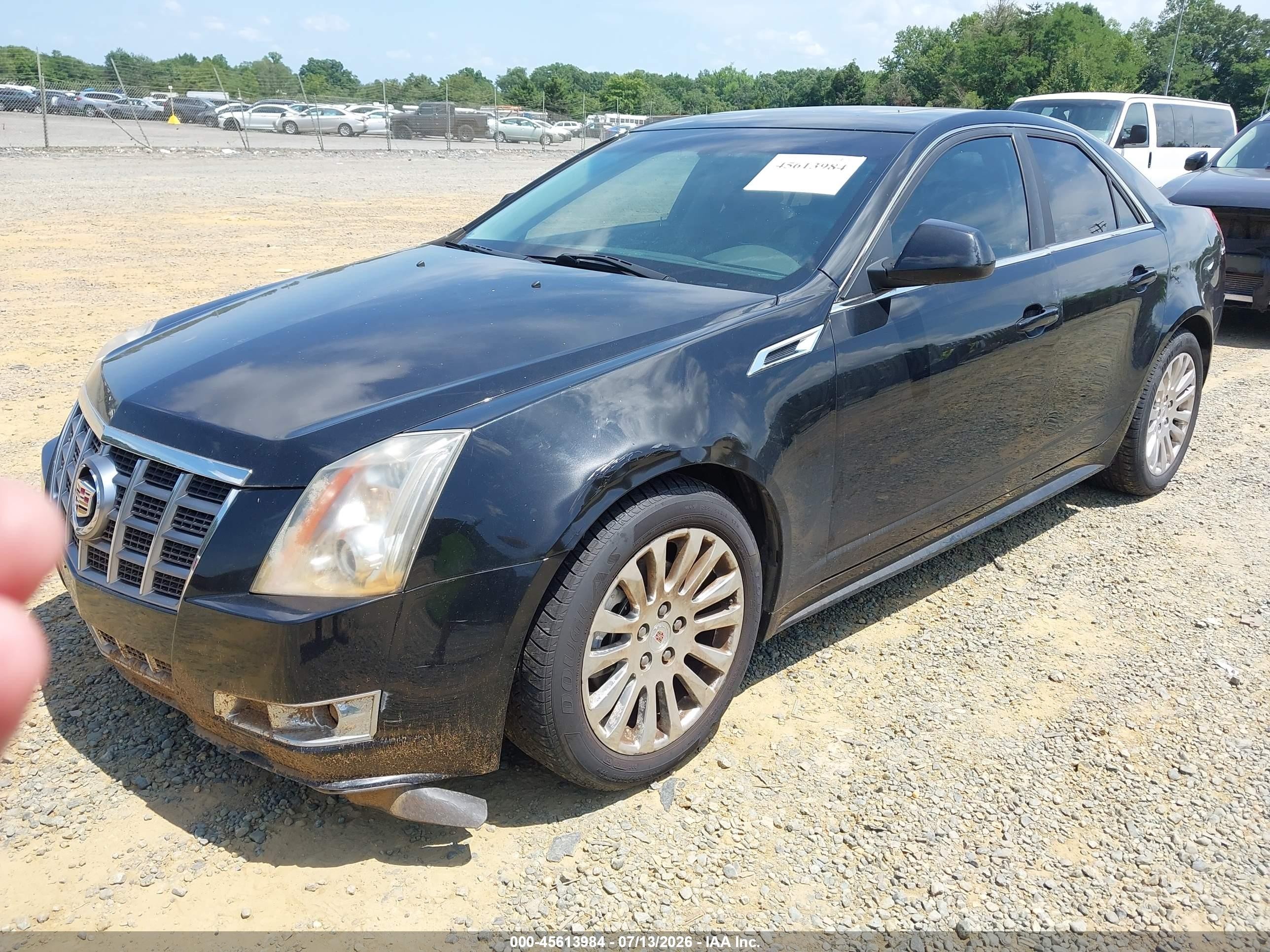 2012 Cadillac Cts Performance Black vin: 1G6DL5E30C0124141