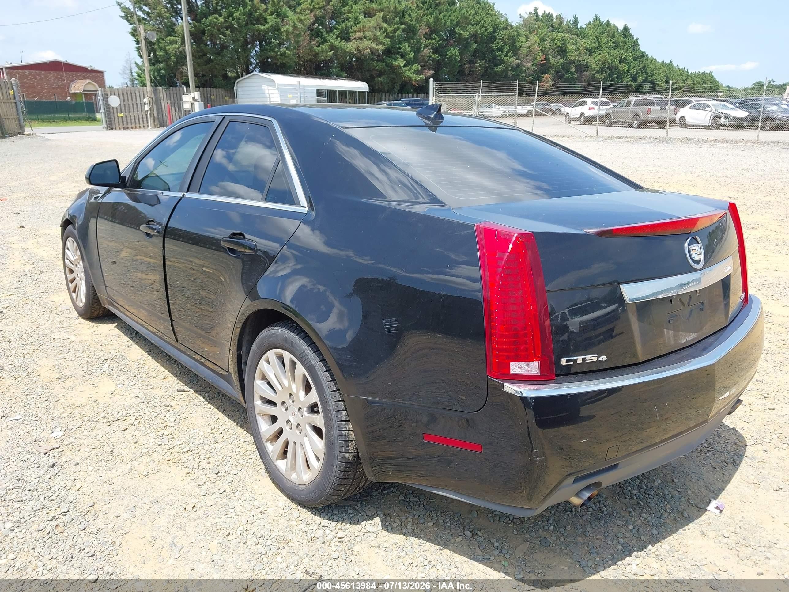 2012 Cadillac Cts Performance Black vin: 1G6DL5E30C0124141