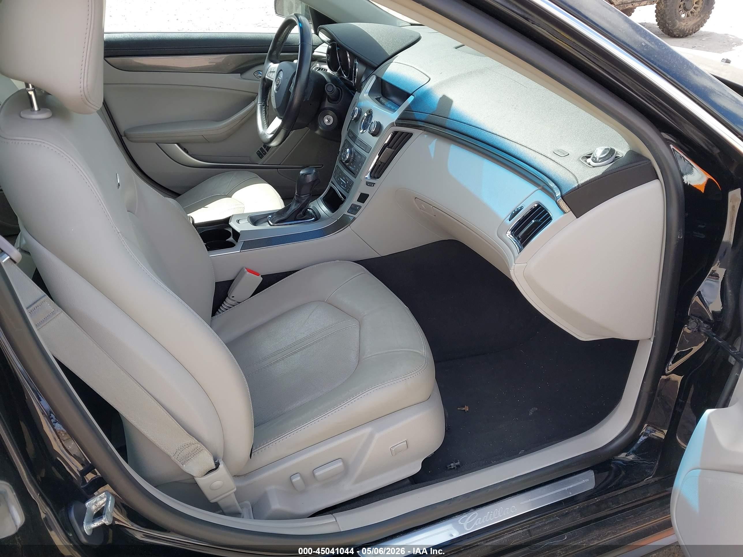 2012 Cadillac Cts Performance Black vin: 1G6DL5E33C0147882