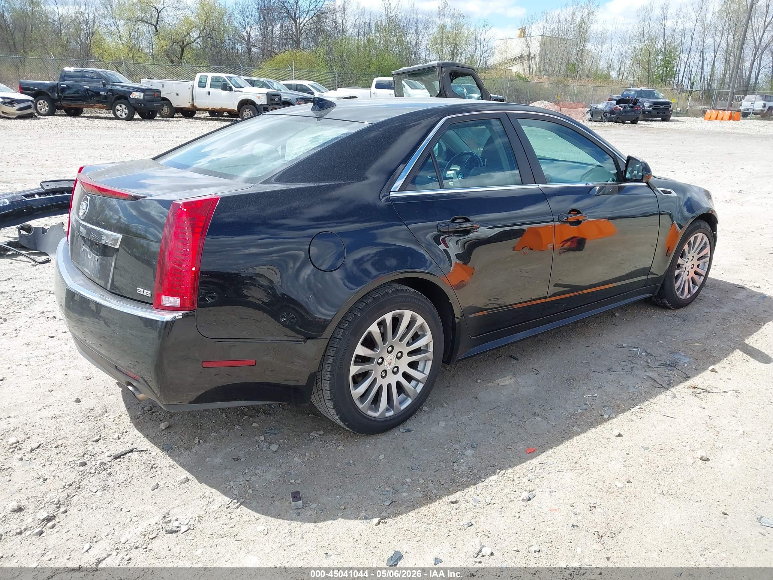 2012 Cadillac Cts Performance Black vin: 1G6DL5E33C0147882