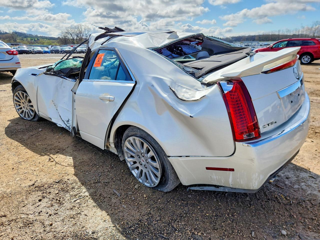 2012 Cadillac Cts Performance Collection White vin: 1G6DL5E35C0112731