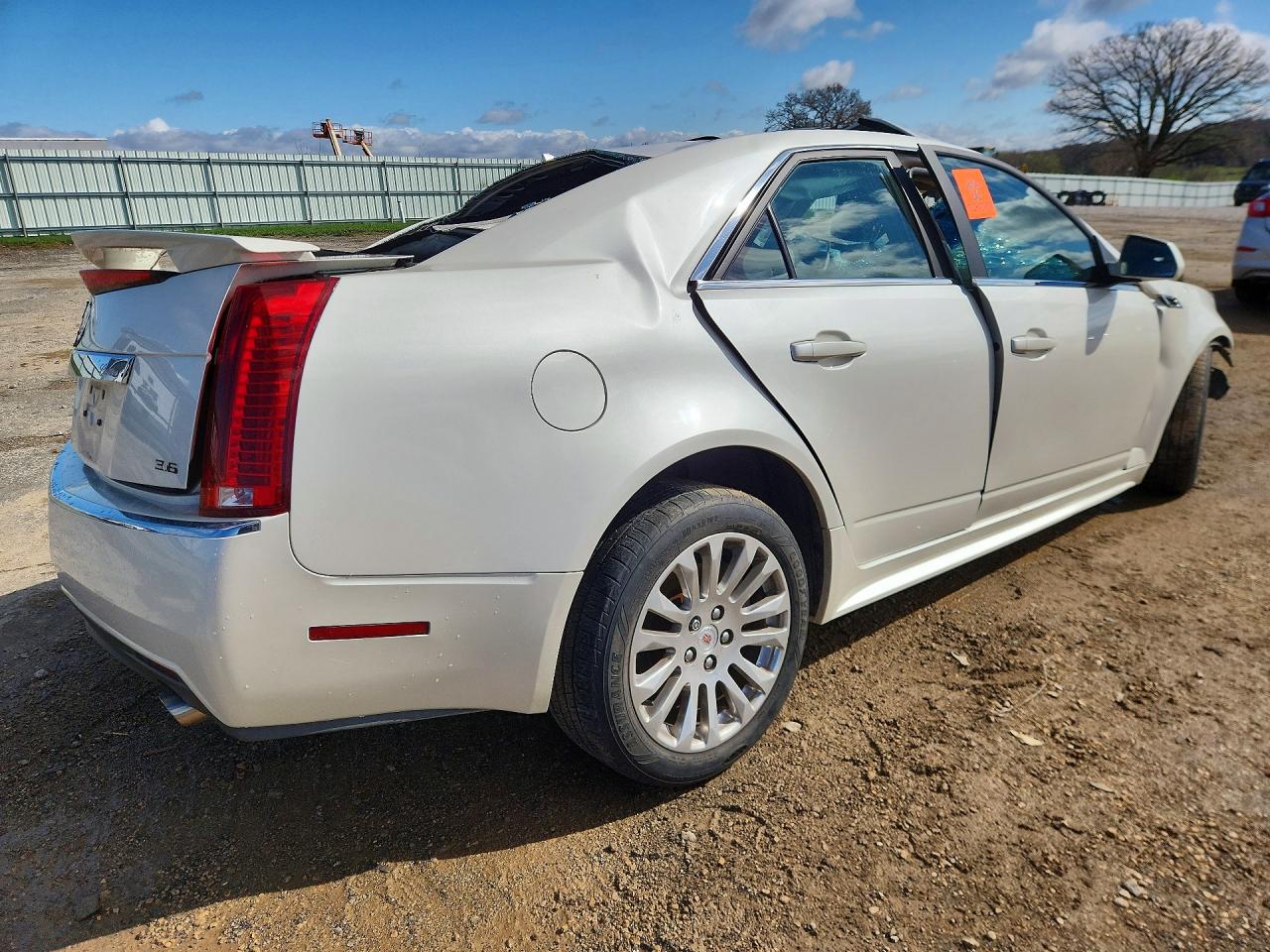 2012 Cadillac Cts Performance Collection White vin: 1G6DL5E35C0112731