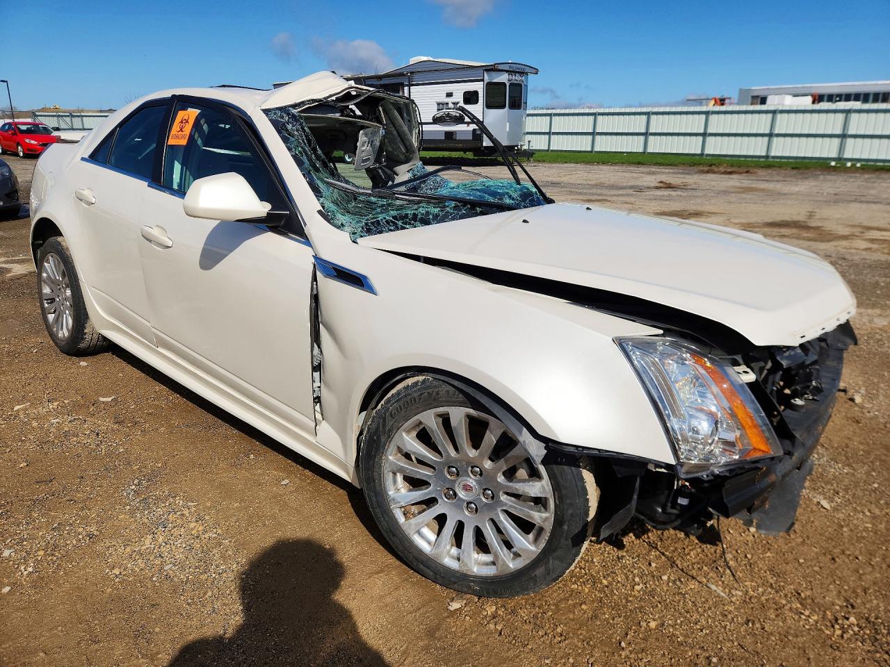 2012 Cadillac Cts Performance Collection White vin: 1G6DL5E35C0112731