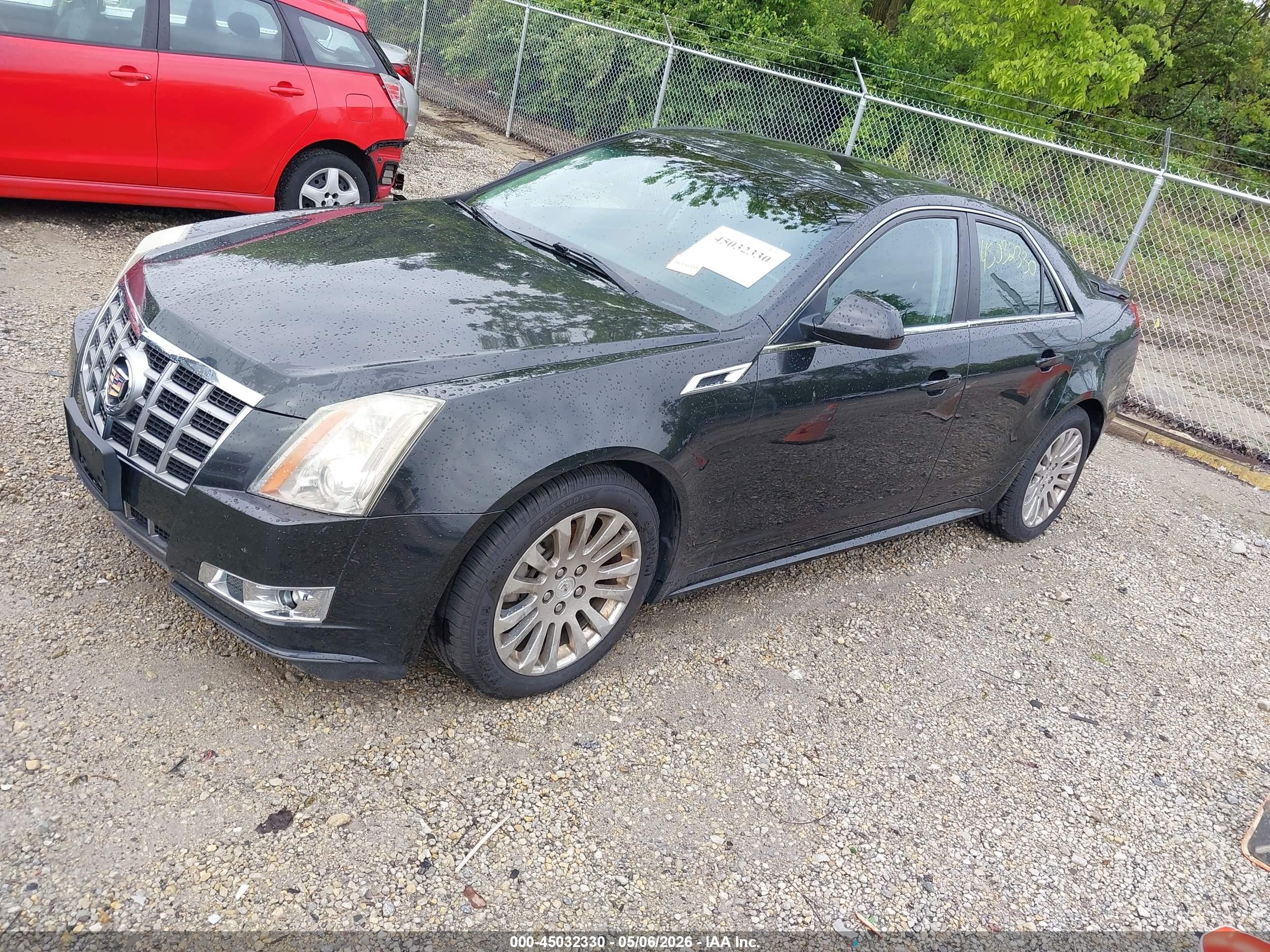2012 Cadillac Cts Performance Black vin: 1G6DL5E36C0141350
