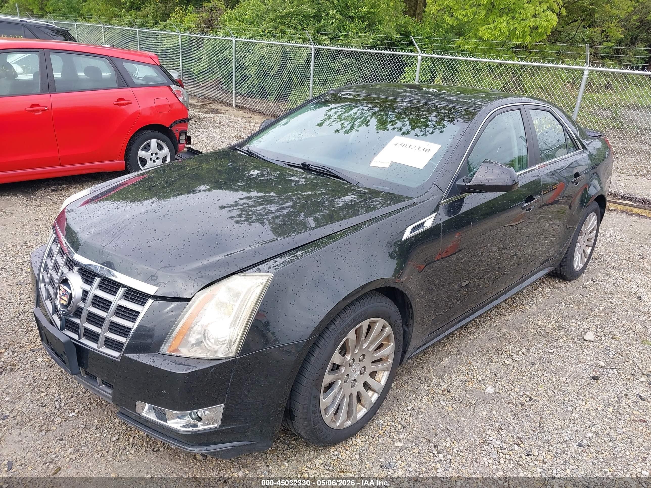 2012 Cadillac Cts Performance Black vin: 1G6DL5E36C0141350