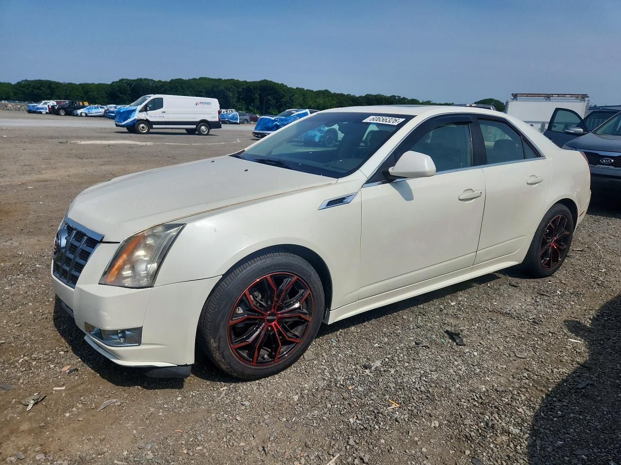 2013 Cadillac Cts Performance Collection White vin: 1G6DL5E38D0112840