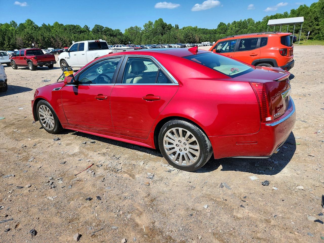 2012 Cadillac Cts Performance Collection Red vin: 1G6DL5E3XC0121165