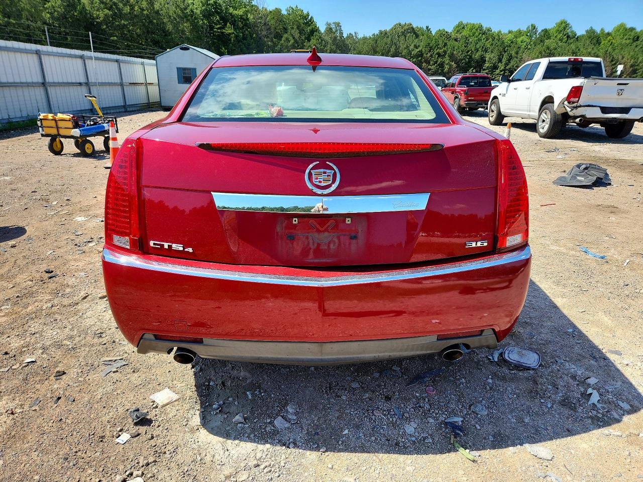 2012 Cadillac Cts Performance Collection Red vin: 1G6DL5E3XC0121165