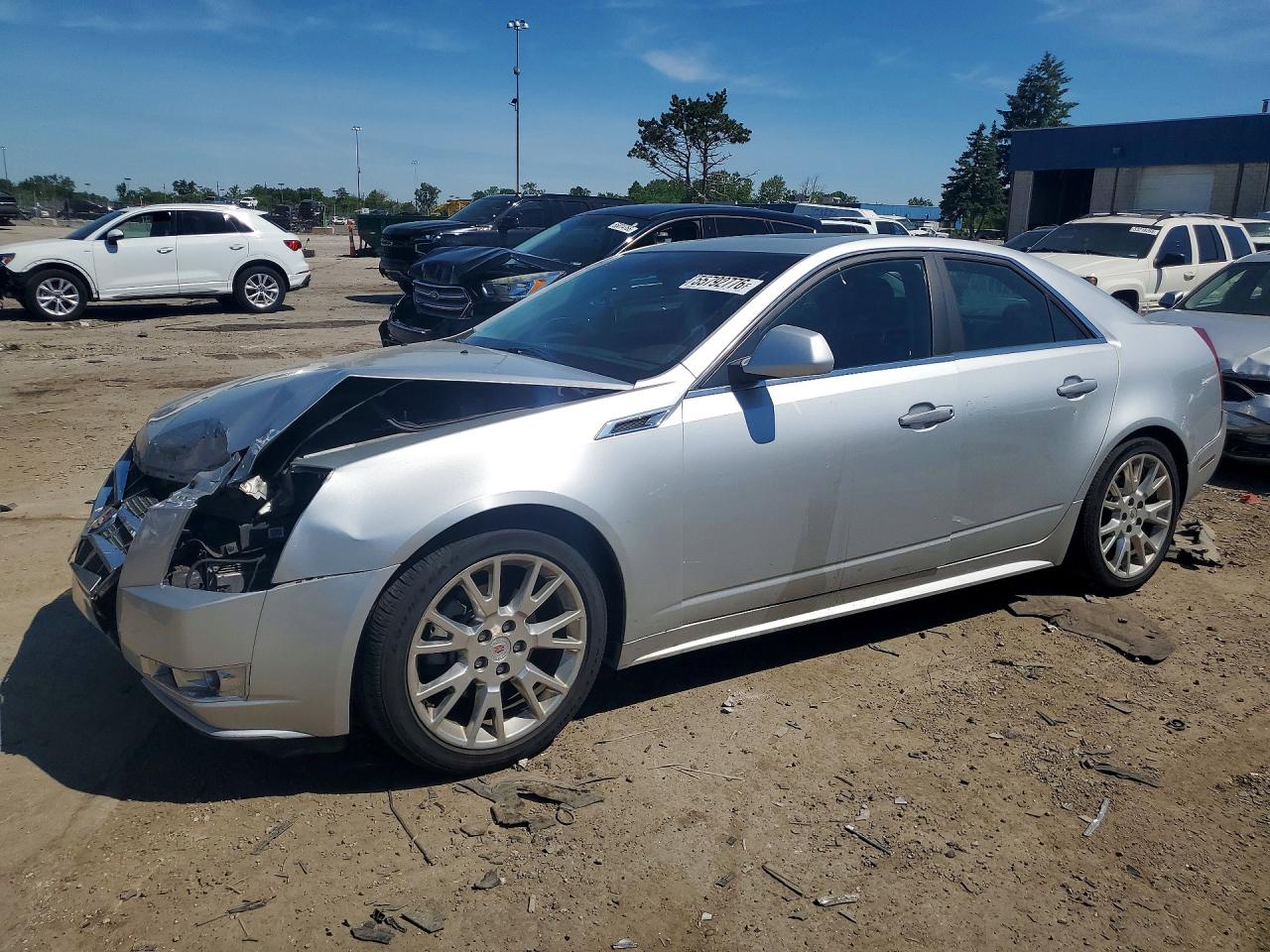 2011 Cadillac Cts Performance Collection Silver vin: 1G6DL5ED5B0130296