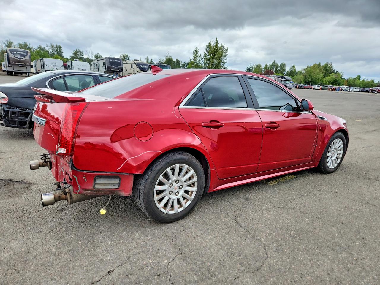 2011 Cadillac Cts Performance Collection Red vin: 1G6DL5ED9B0141138