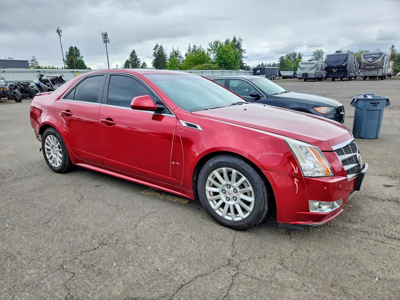 2011 Cadillac Cts Performance Collection Red vin: 1G6DL5ED9B0141138