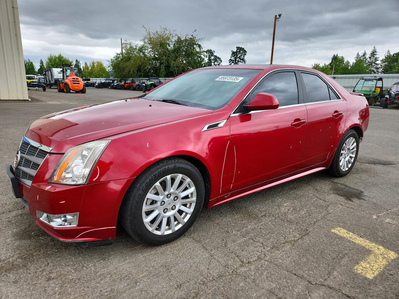 2011 Cadillac Cts Performance Collection Красный vin: 1G6DL5ED9B0141138