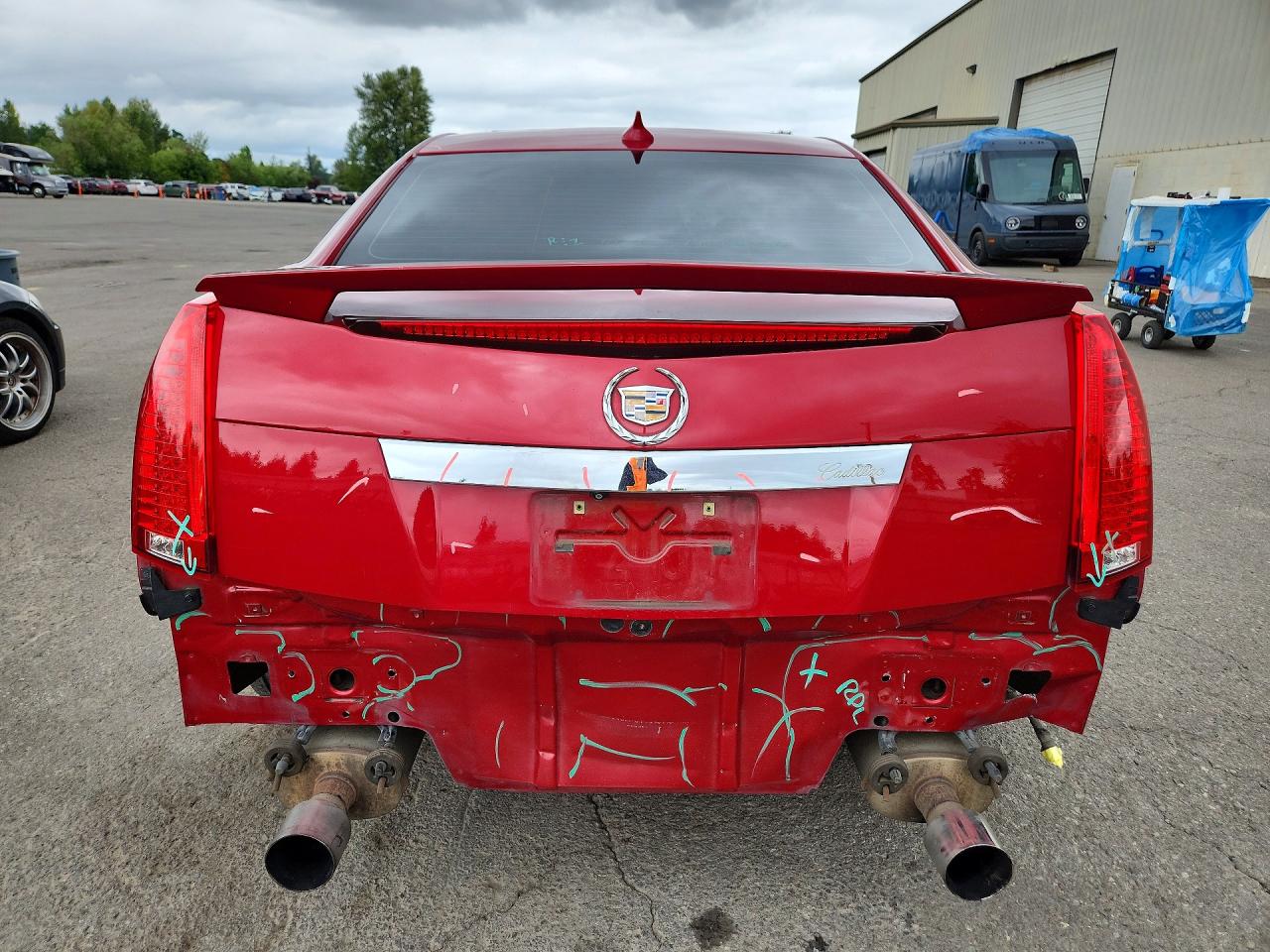 2011 Cadillac Cts Performance Collection Red vin: 1G6DL5ED9B0141138
