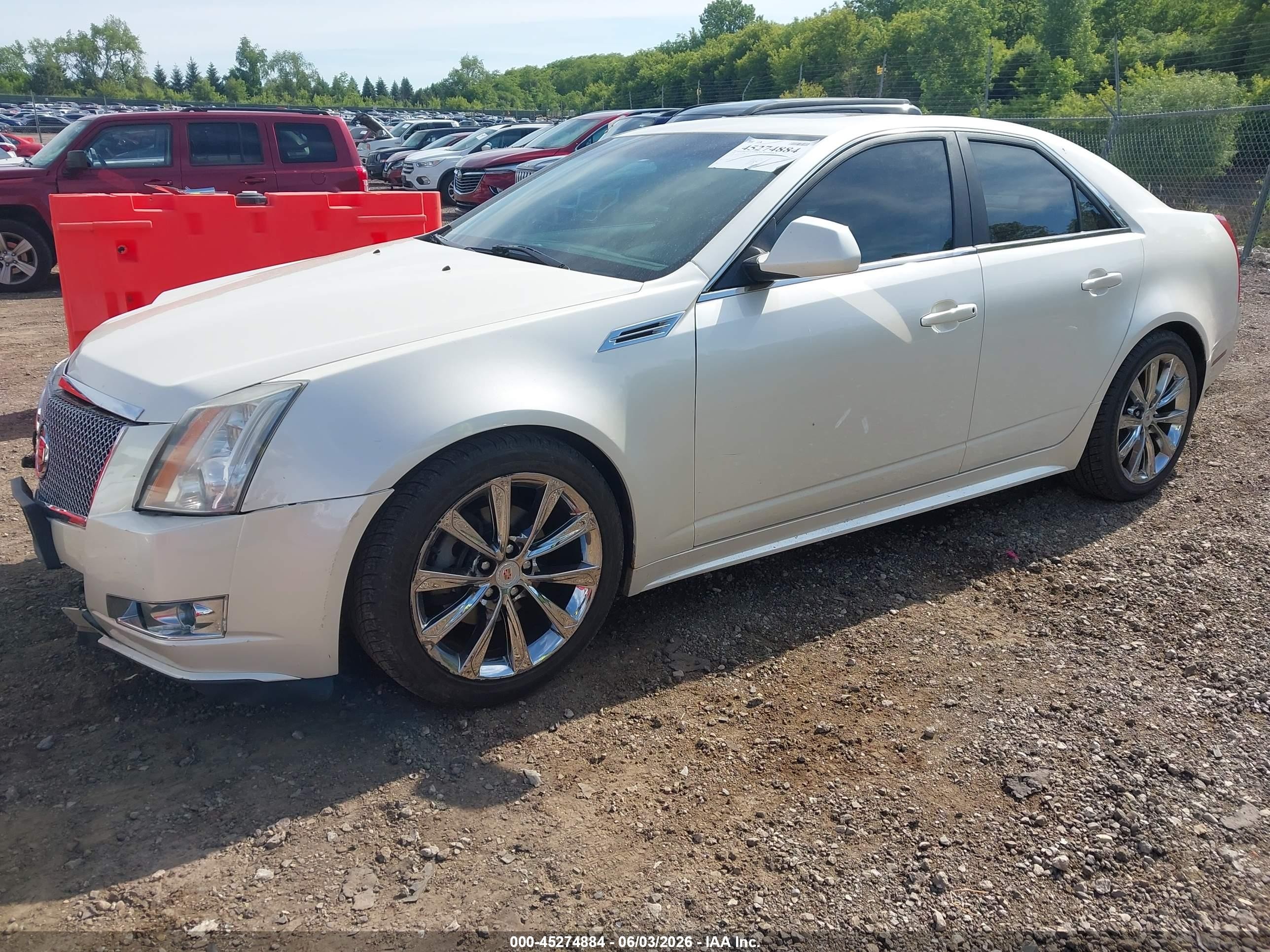 2010 Cadillac Cts Performance White vin: 1G6DL5EG8A0107703