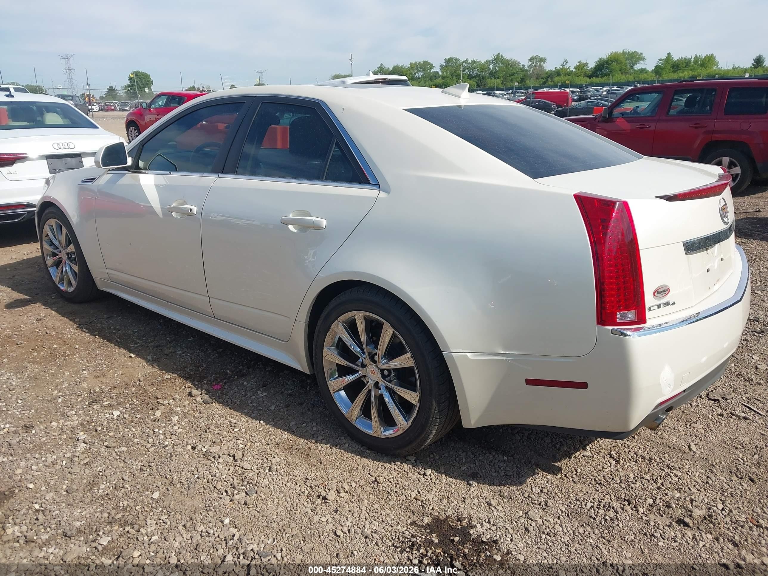 2010 Cadillac Cts Performance White vin: 1G6DL5EG8A0107703