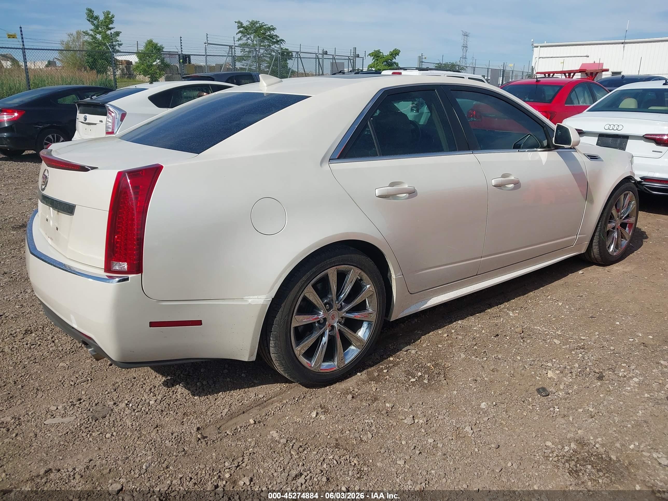 2010 Cadillac Cts Performance White vin: 1G6DL5EG8A0107703