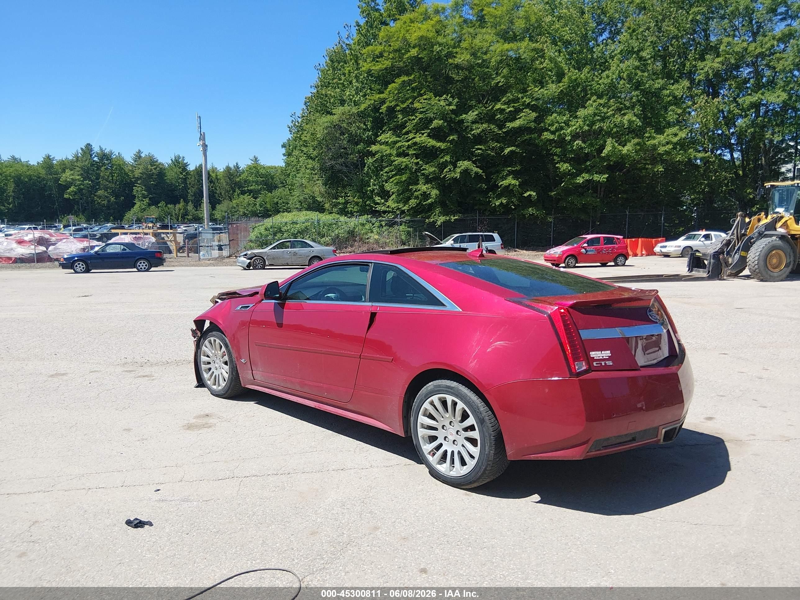 2013 Cadillac Cts Performance Red vin: 1G6DM1E36D0151528