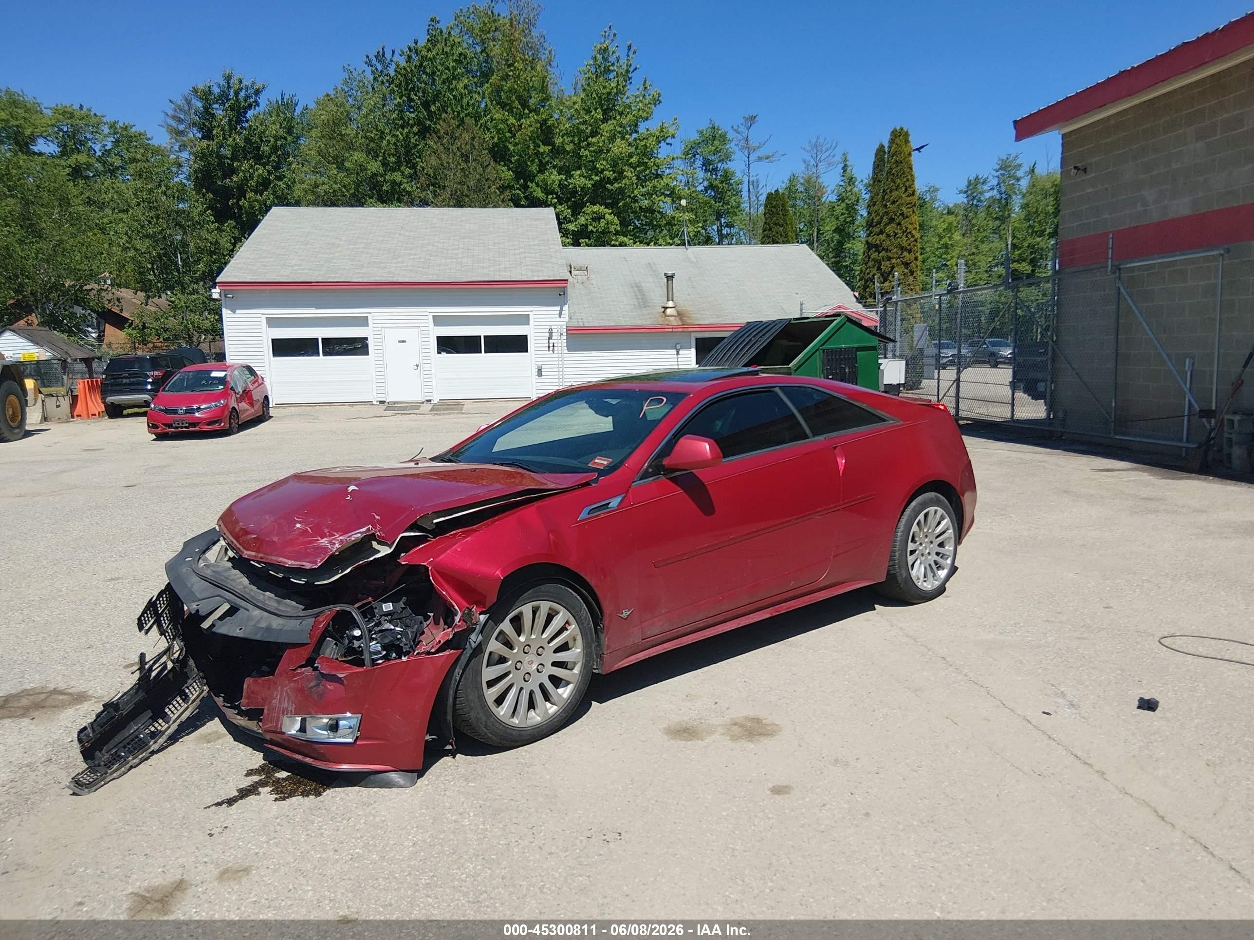 2013 Cadillac Cts Performance Red vin: 1G6DM1E36D0151528