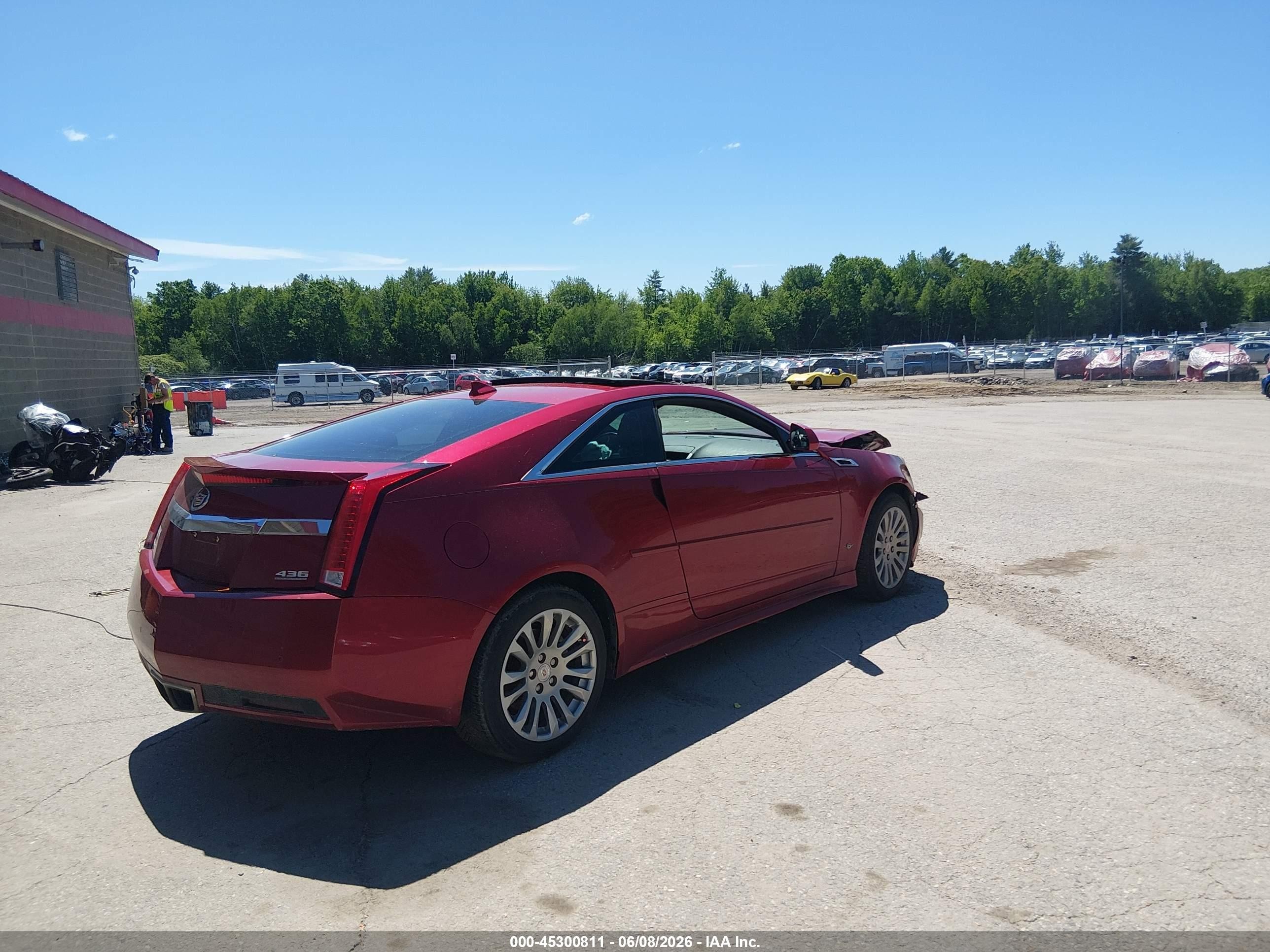 2013 Cadillac Cts Performance Red vin: 1G6DM1E36D0151528