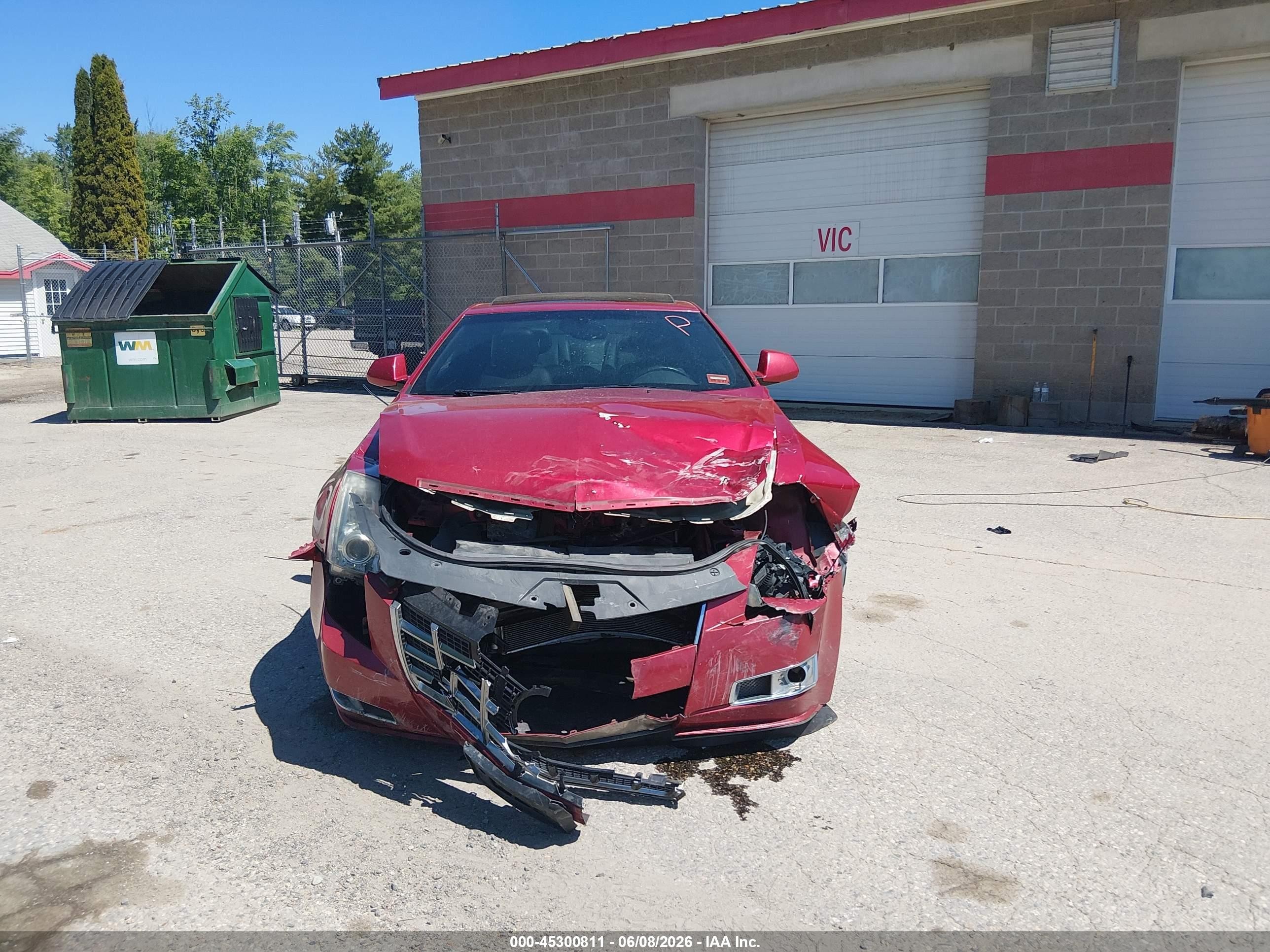 2013 Cadillac Cts Performance Red vin: 1G6DM1E36D0151528