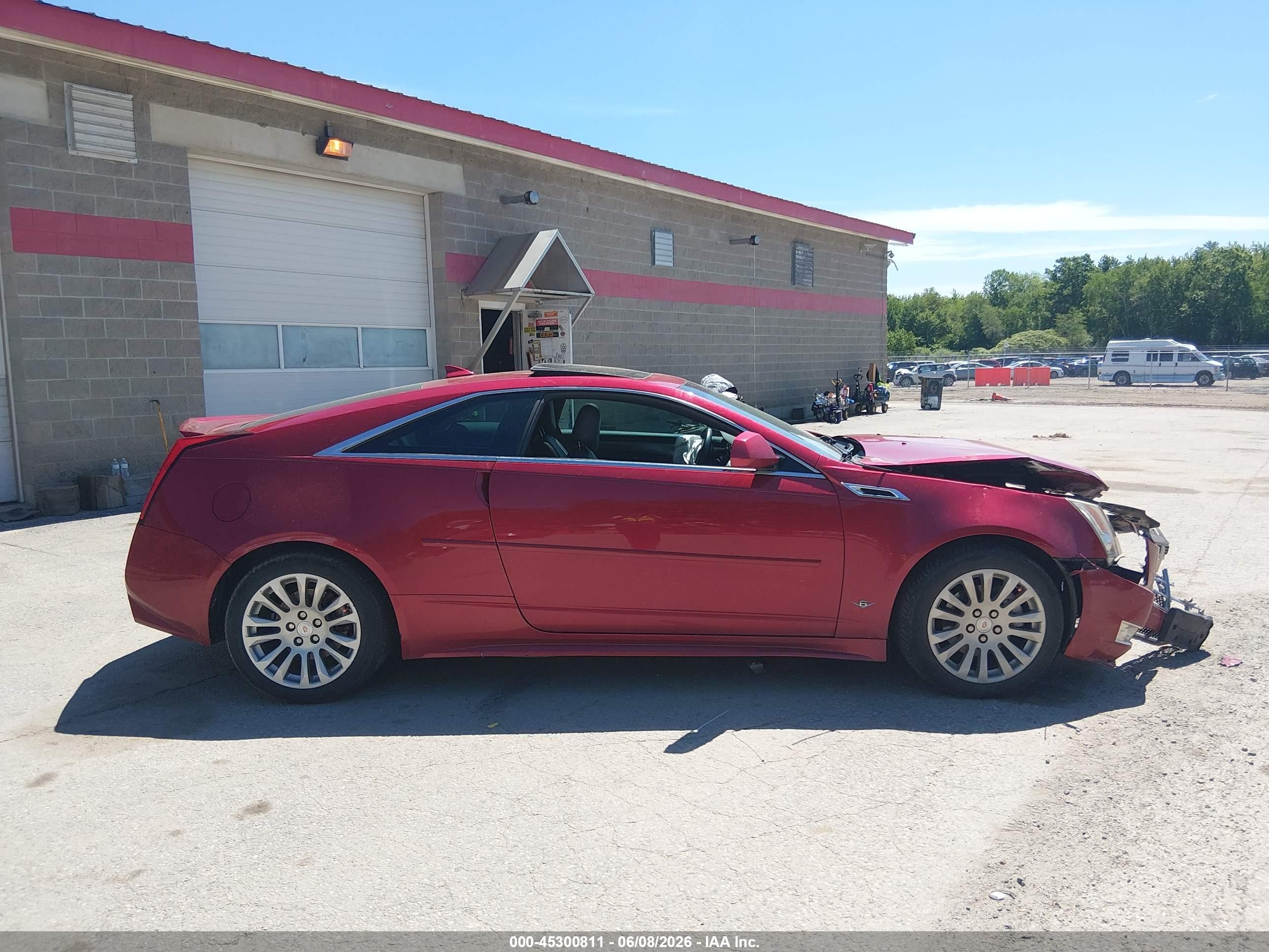 2013 Cadillac Cts Performance Red vin: 1G6DM1E36D0151528