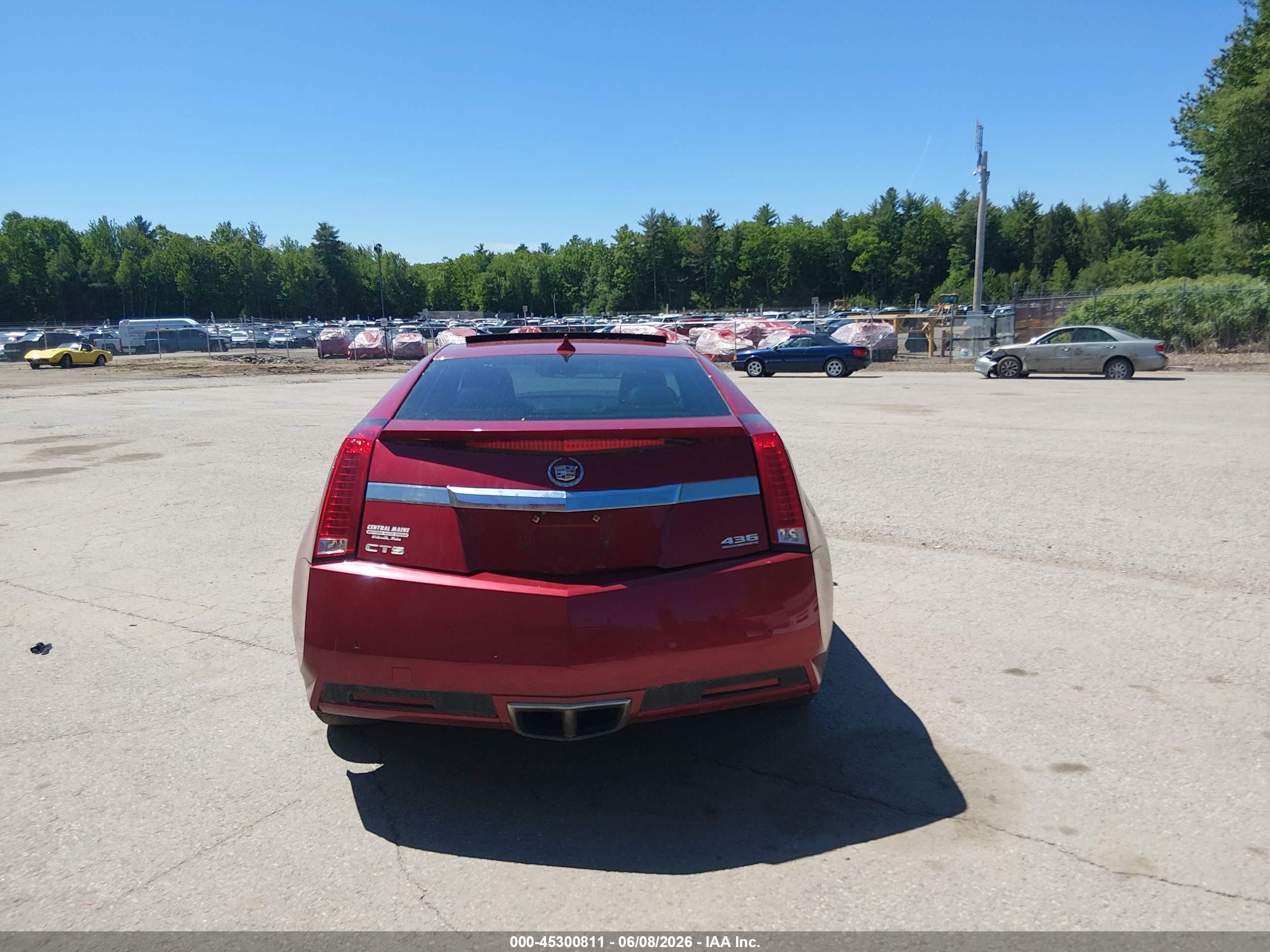 2013 Cadillac Cts Performance Red vin: 1G6DM1E36D0151528