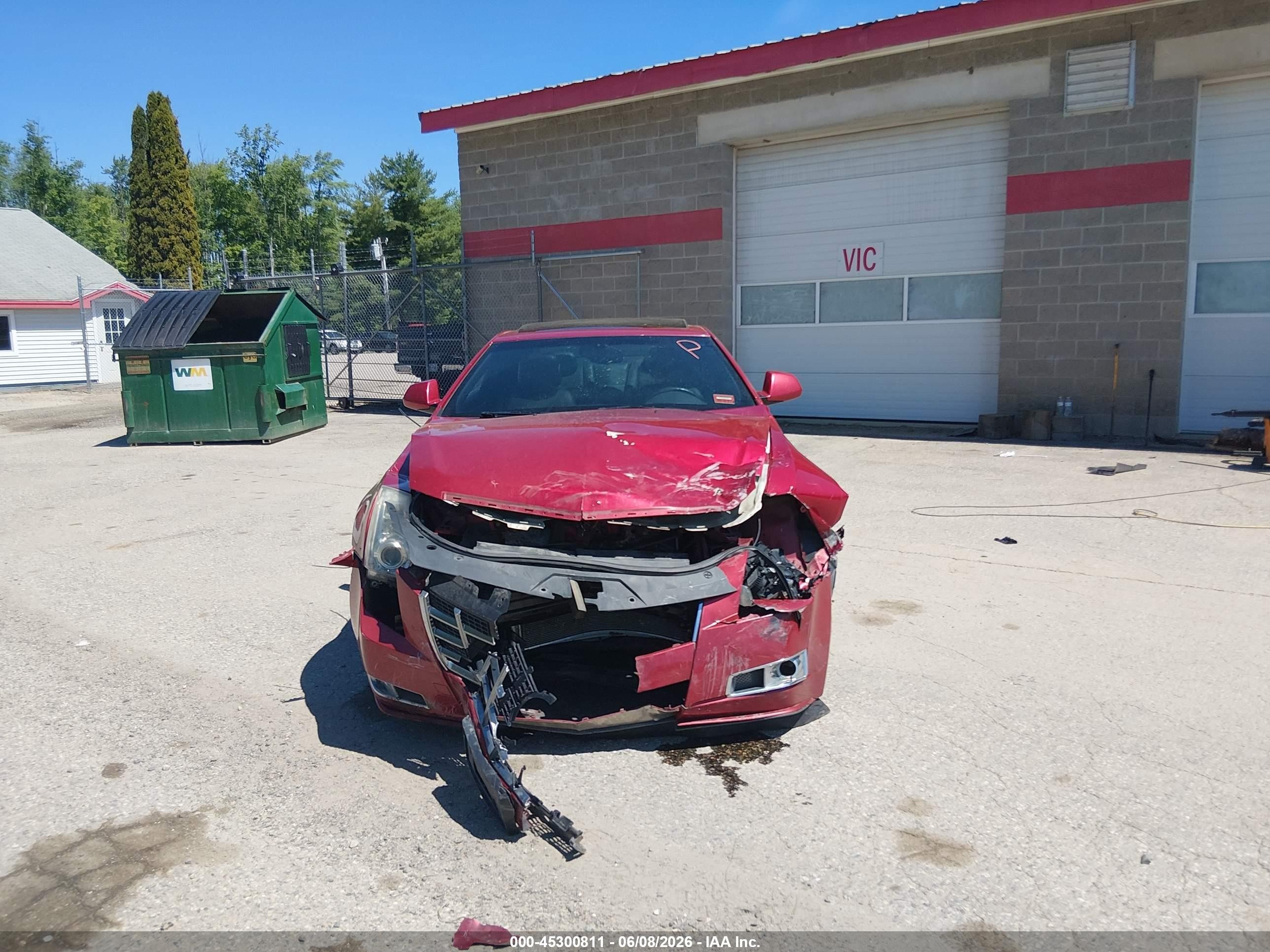 2013 Cadillac Cts Performance Red vin: 1G6DM1E36D0151528