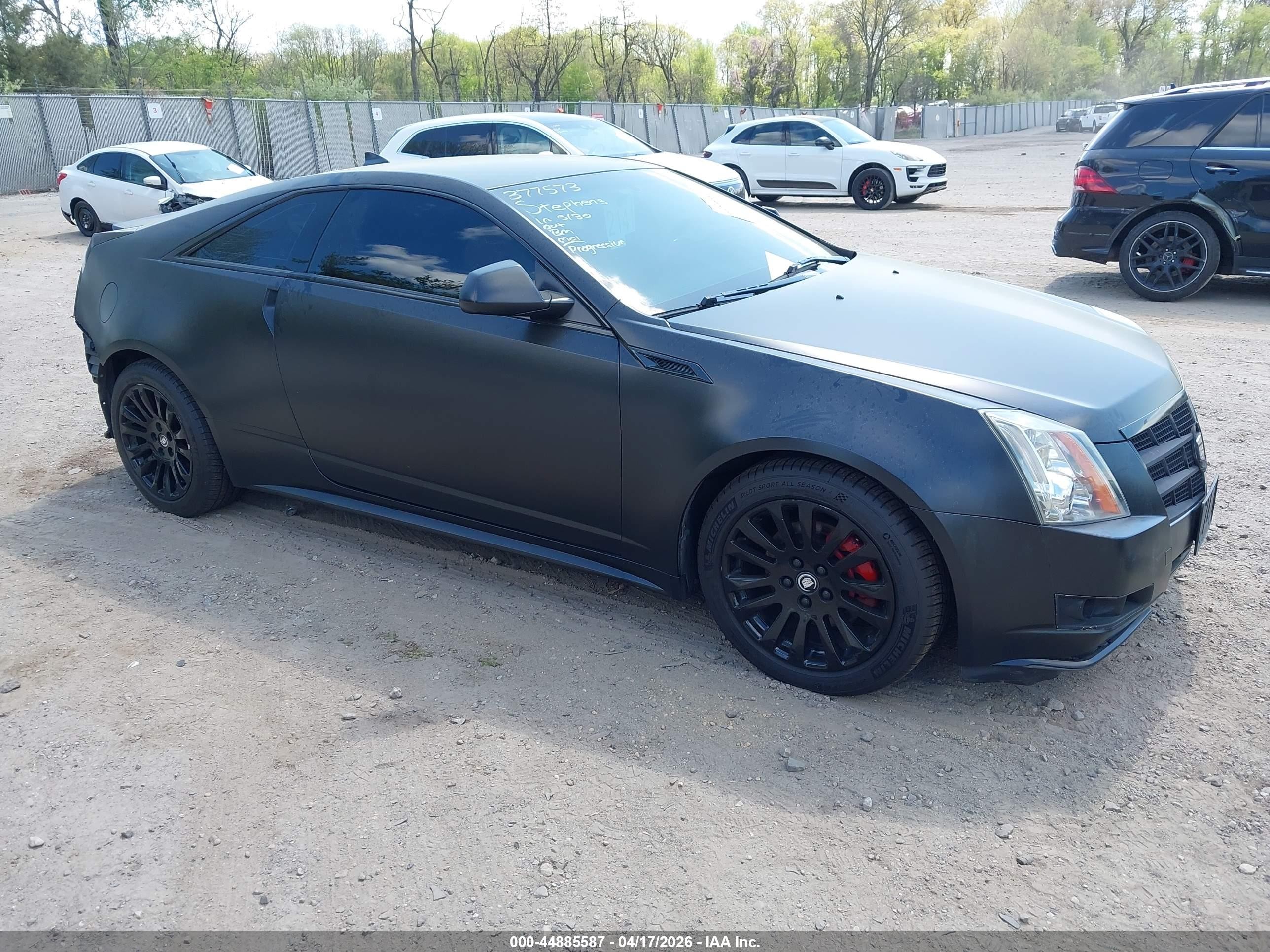 2011 Cadillac Cts Performance Black vin: 1G6DM1ED5B0166382