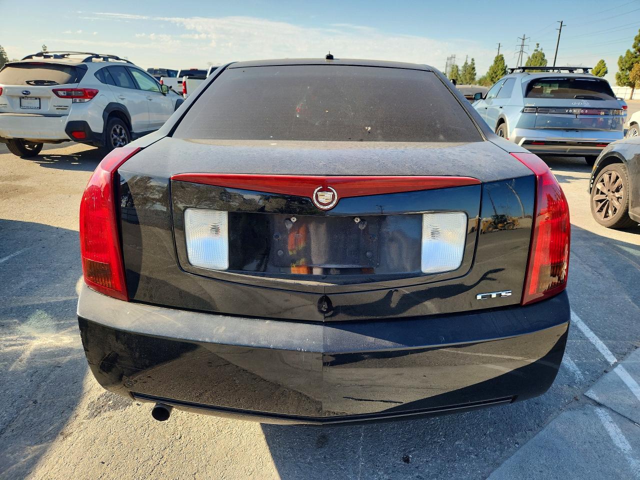2005 Cadillac Cts Black vin: 1G6DM56T650175979