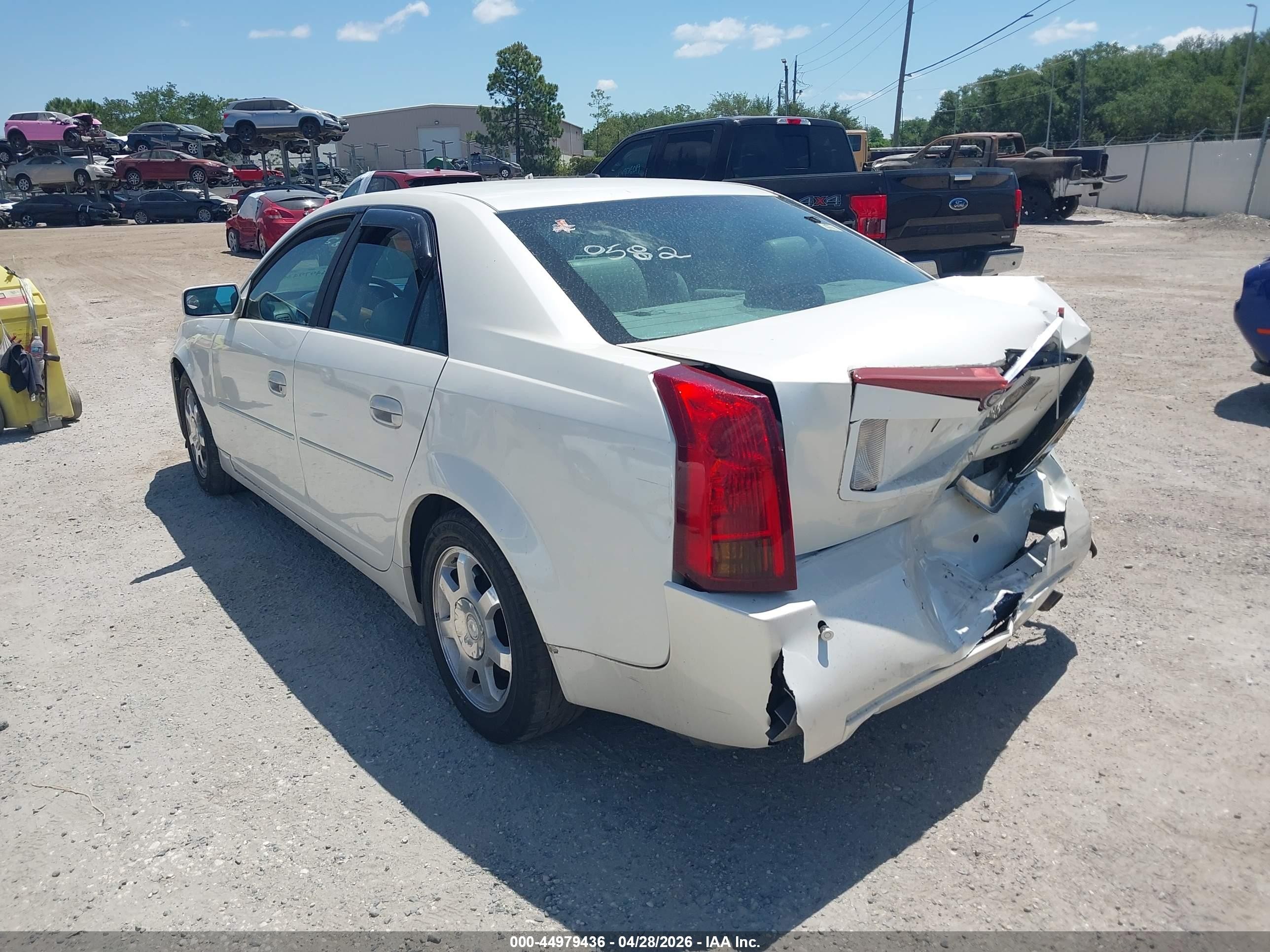 2004 Cadillac Cts Standard White vin: 1G6DM577040100582