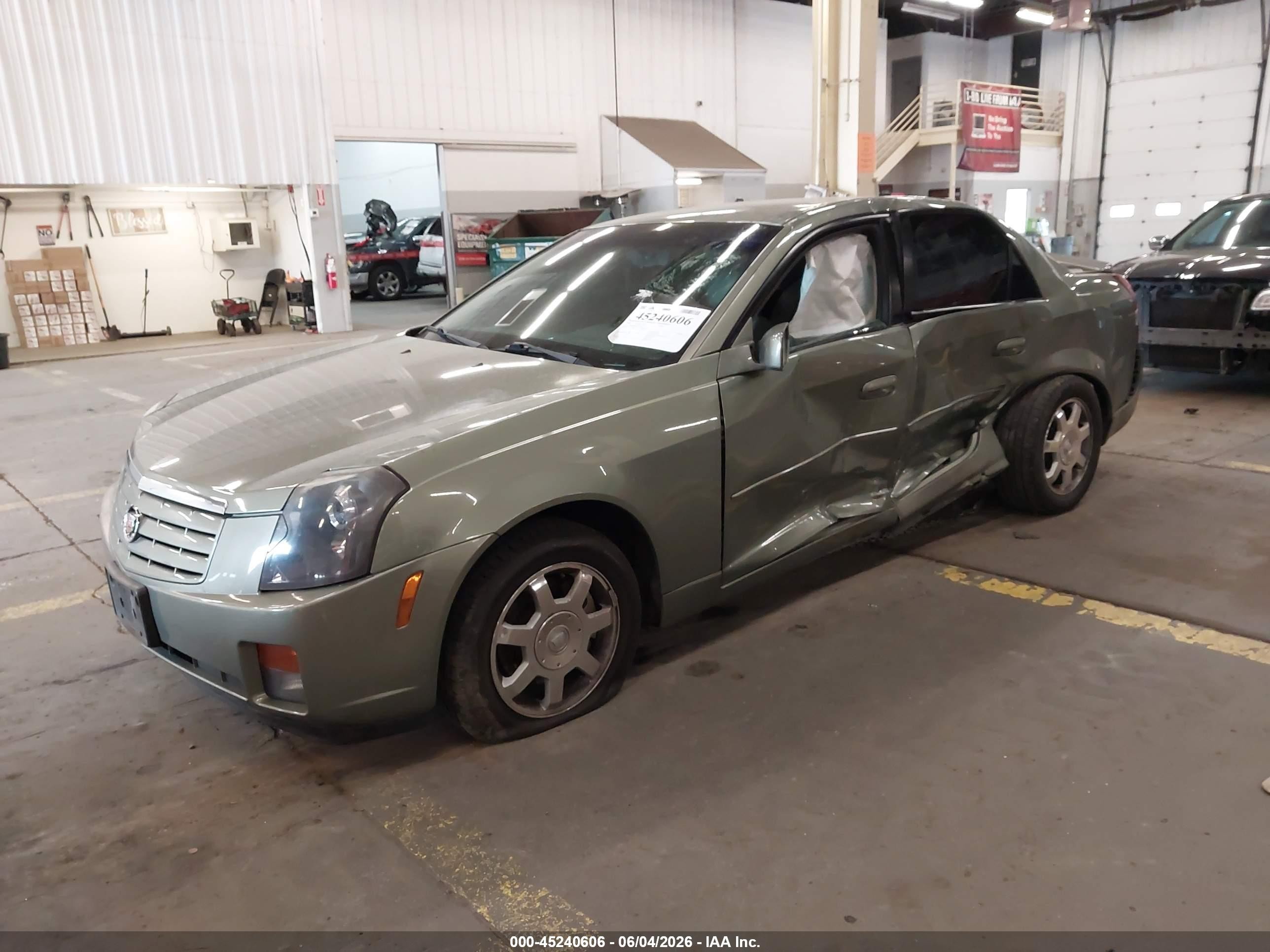 2004 Cadillac Cts Standard Зеленый vin: 1G6DM577040159308