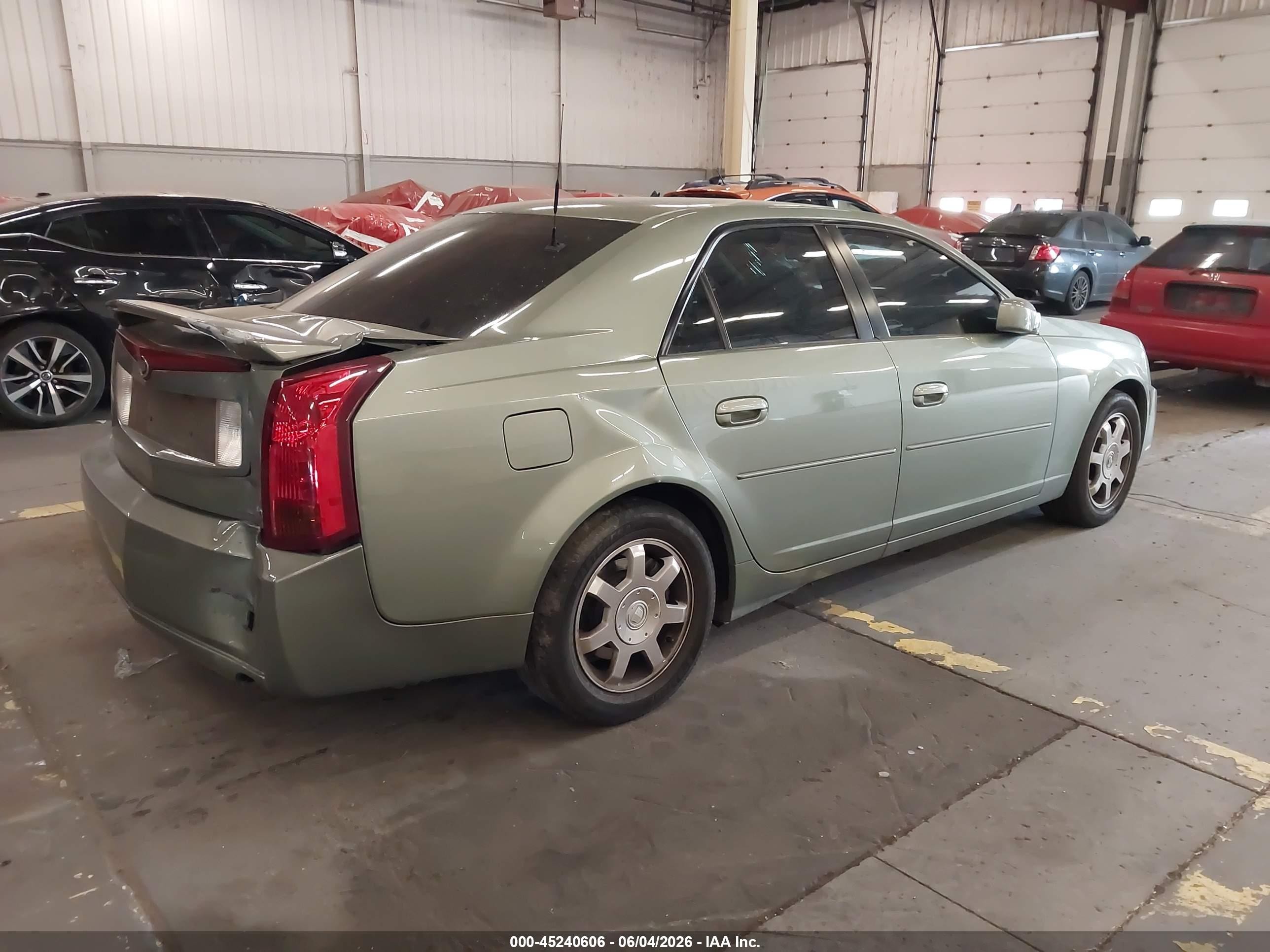 2004 Cadillac Cts Standard Зеленый vin: 1G6DM577040159308