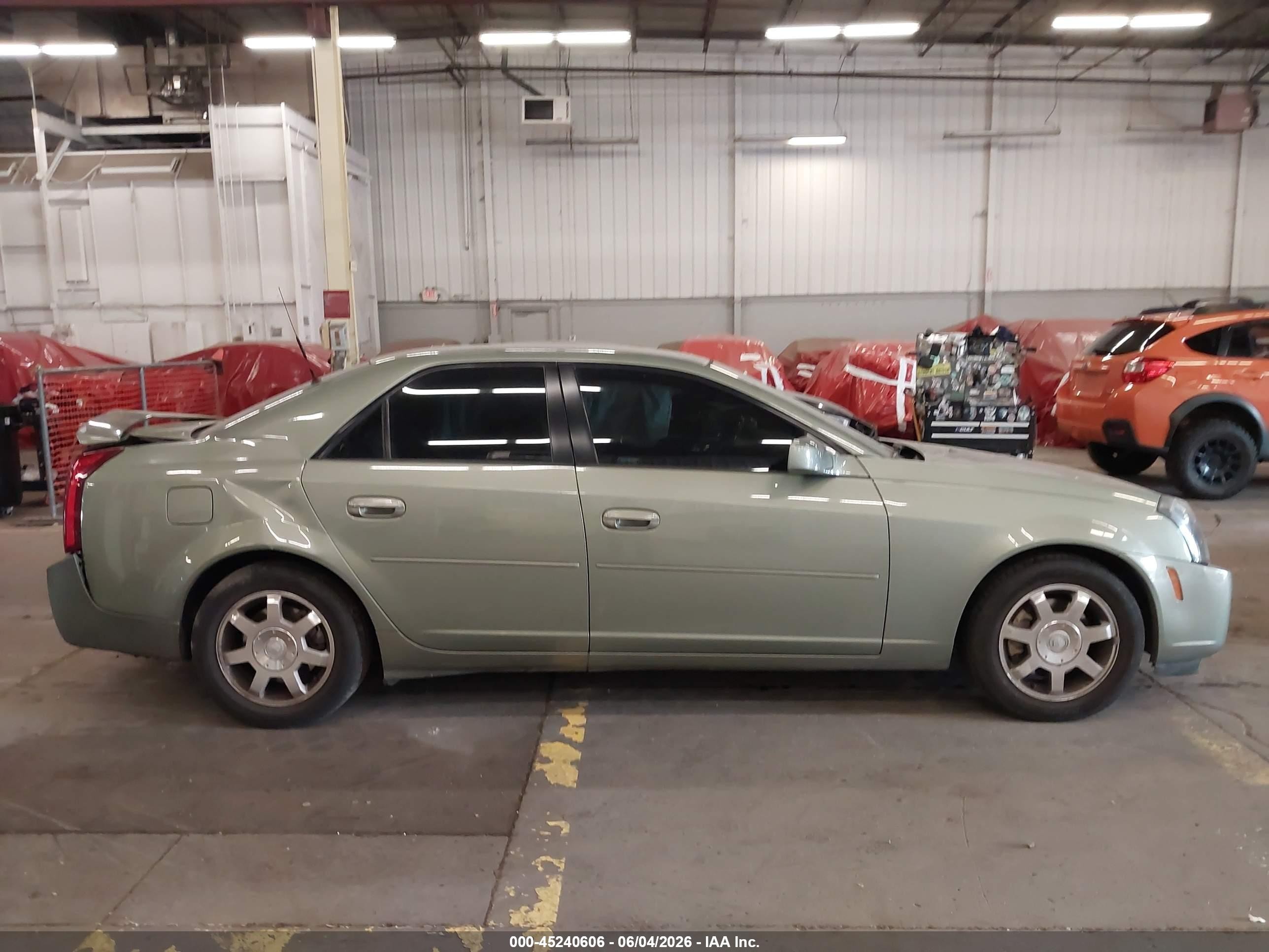 2004 Cadillac Cts Standard Зеленый vin: 1G6DM577040159308