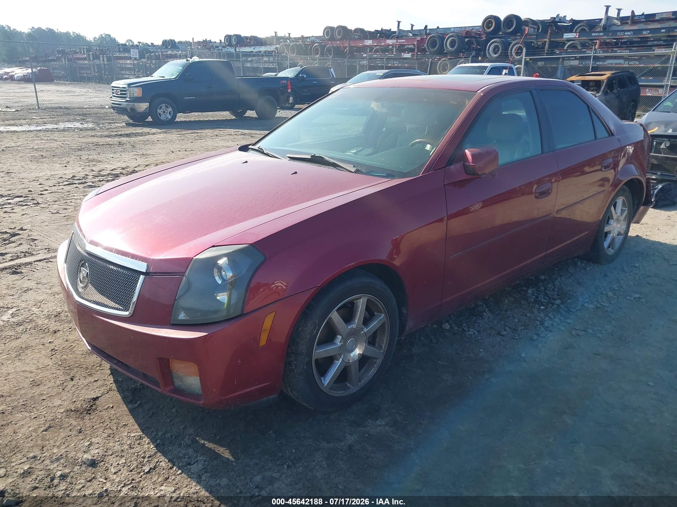 2004 Cadillac Cts   Red vin: 1G6DM577040175377